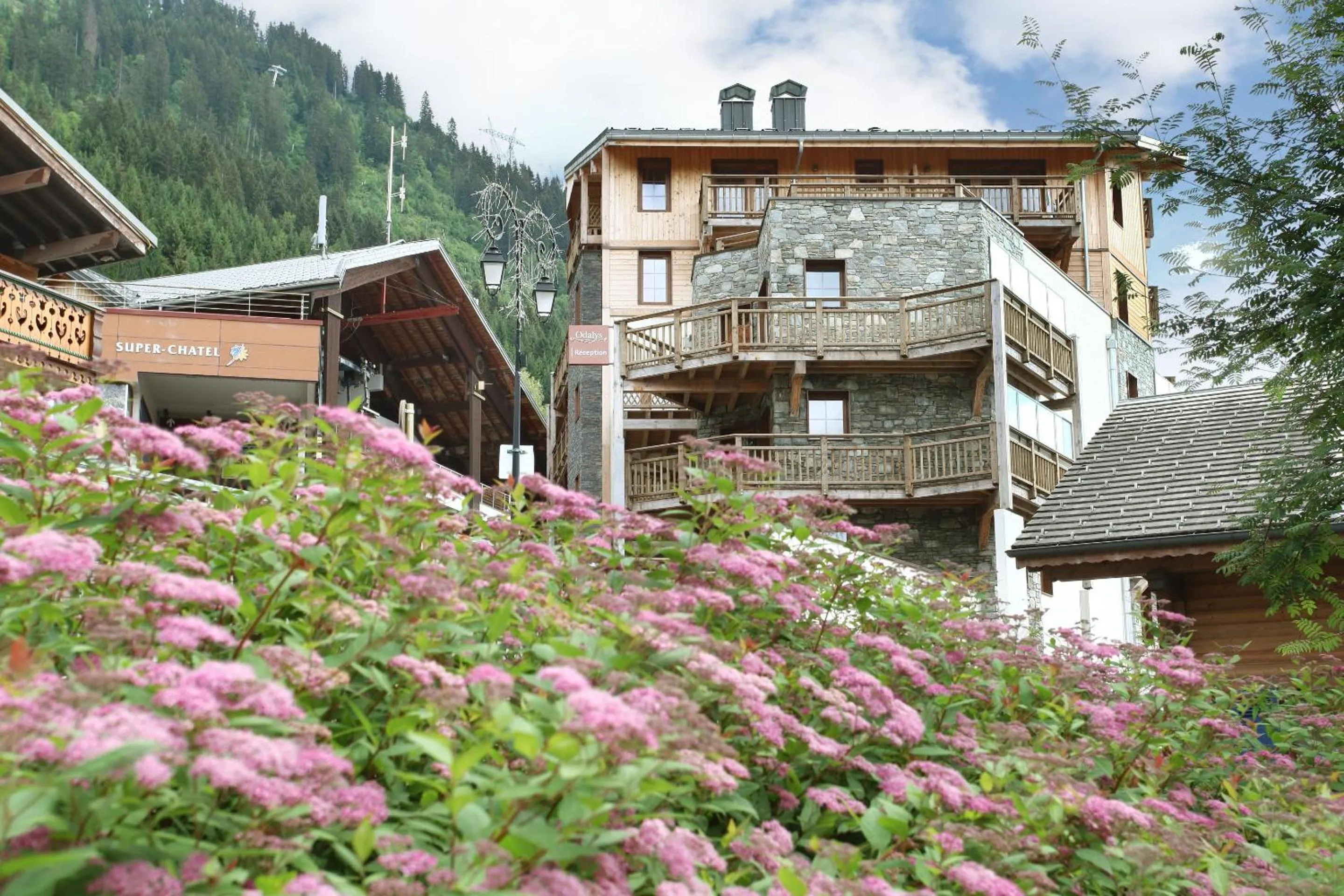 Property building in Résidence Odalys Les Fermes de Châtel