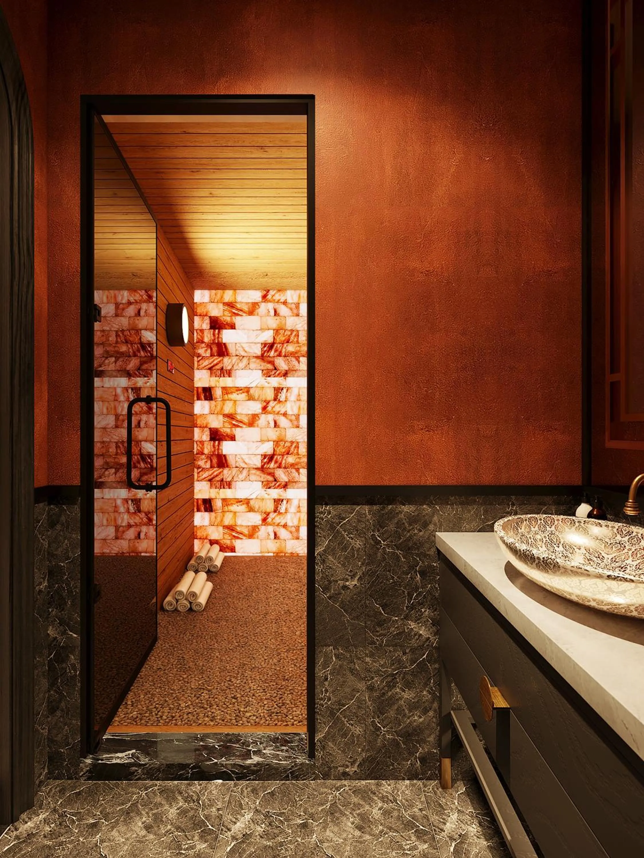 Shower in L'Heritage Premium Hanoi Central