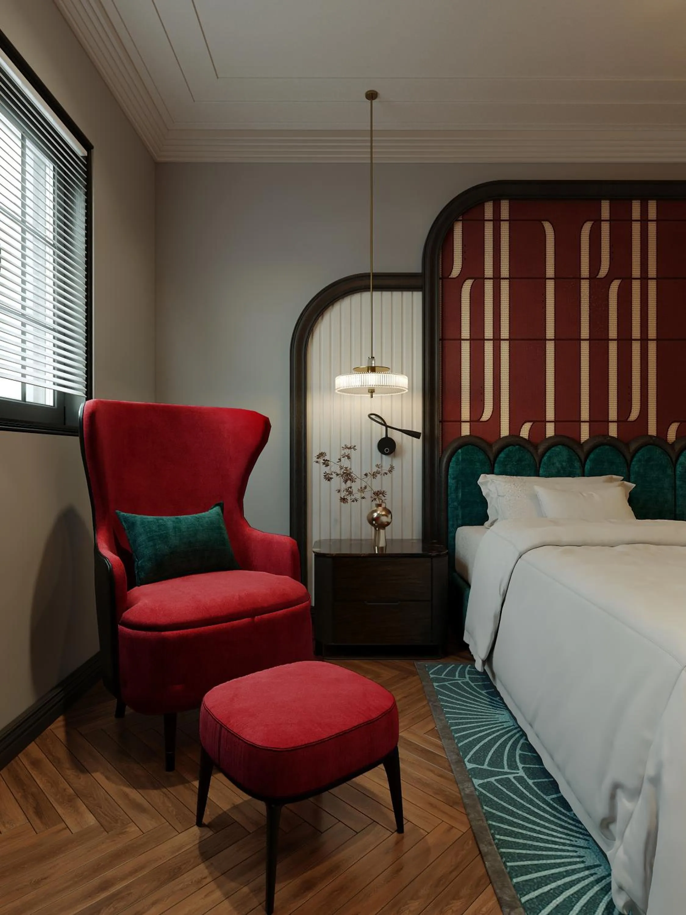 Bedroom, Bed in L'Heritage Premium Hanoi Central