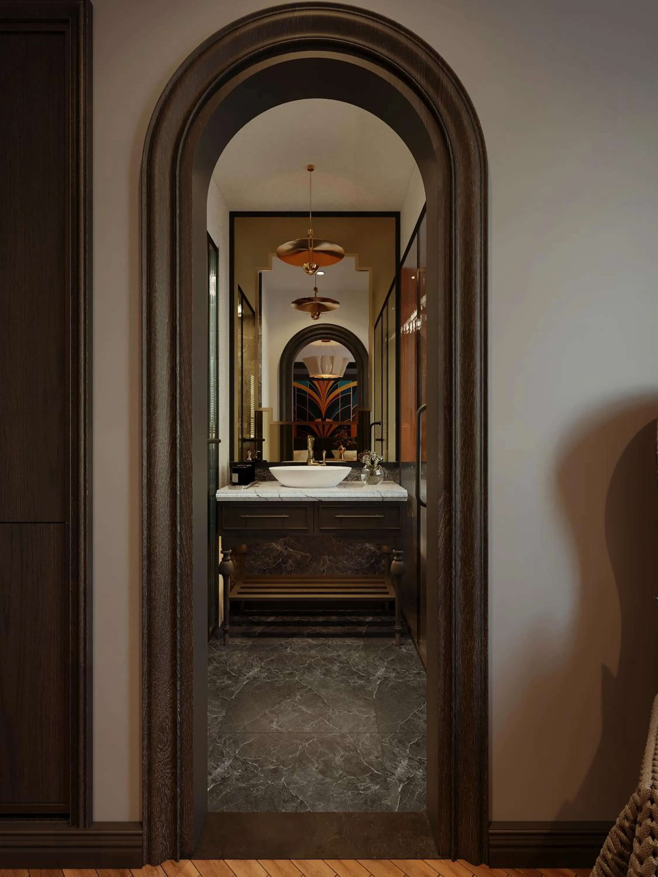 Shower in L'Heritage Premium Hanoi Central