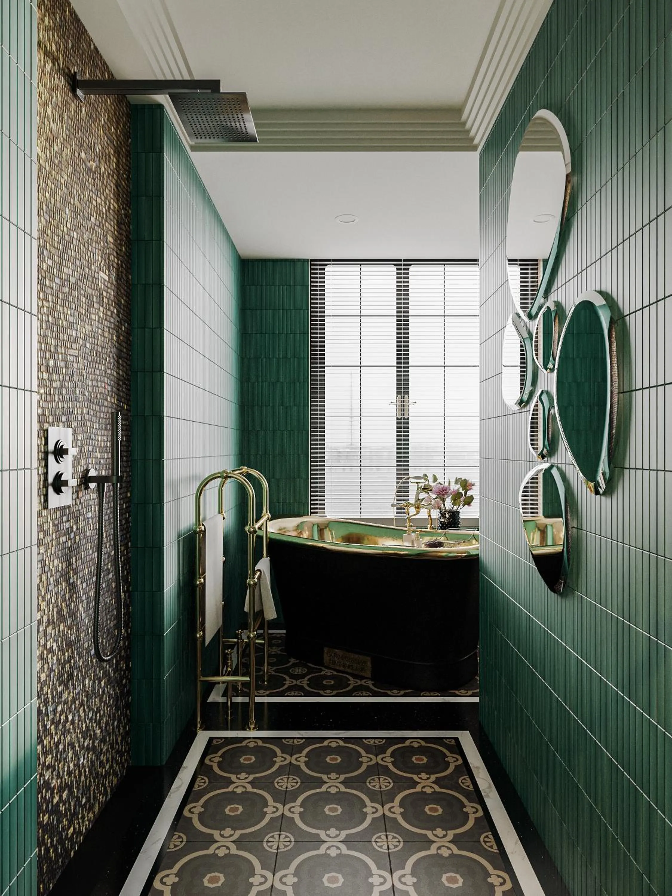 Shower in L'Heritage Premium Hanoi Central