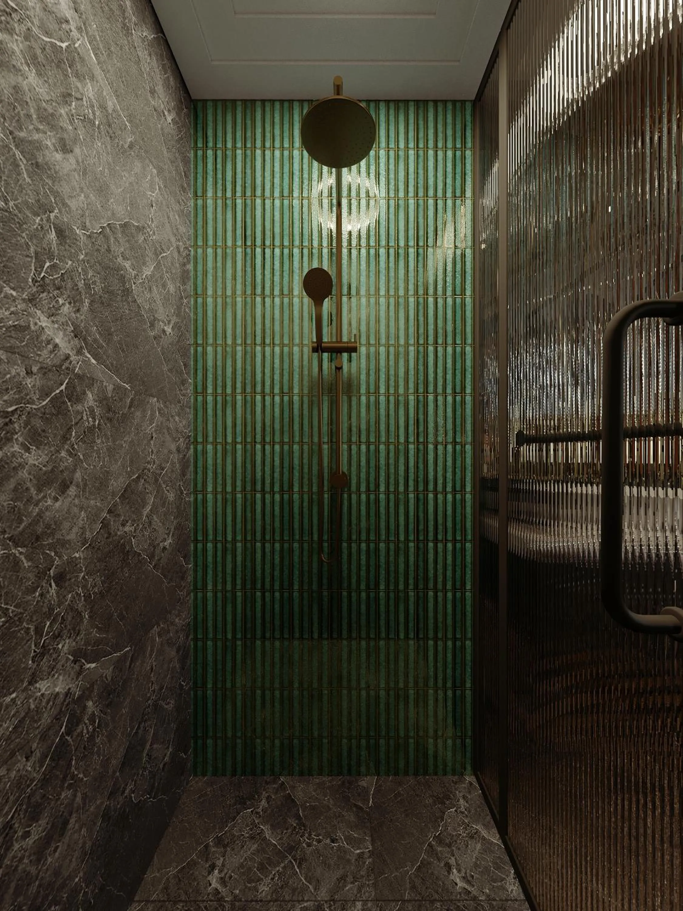 Shower, Bed in L'Heritage Premium Hanoi Central