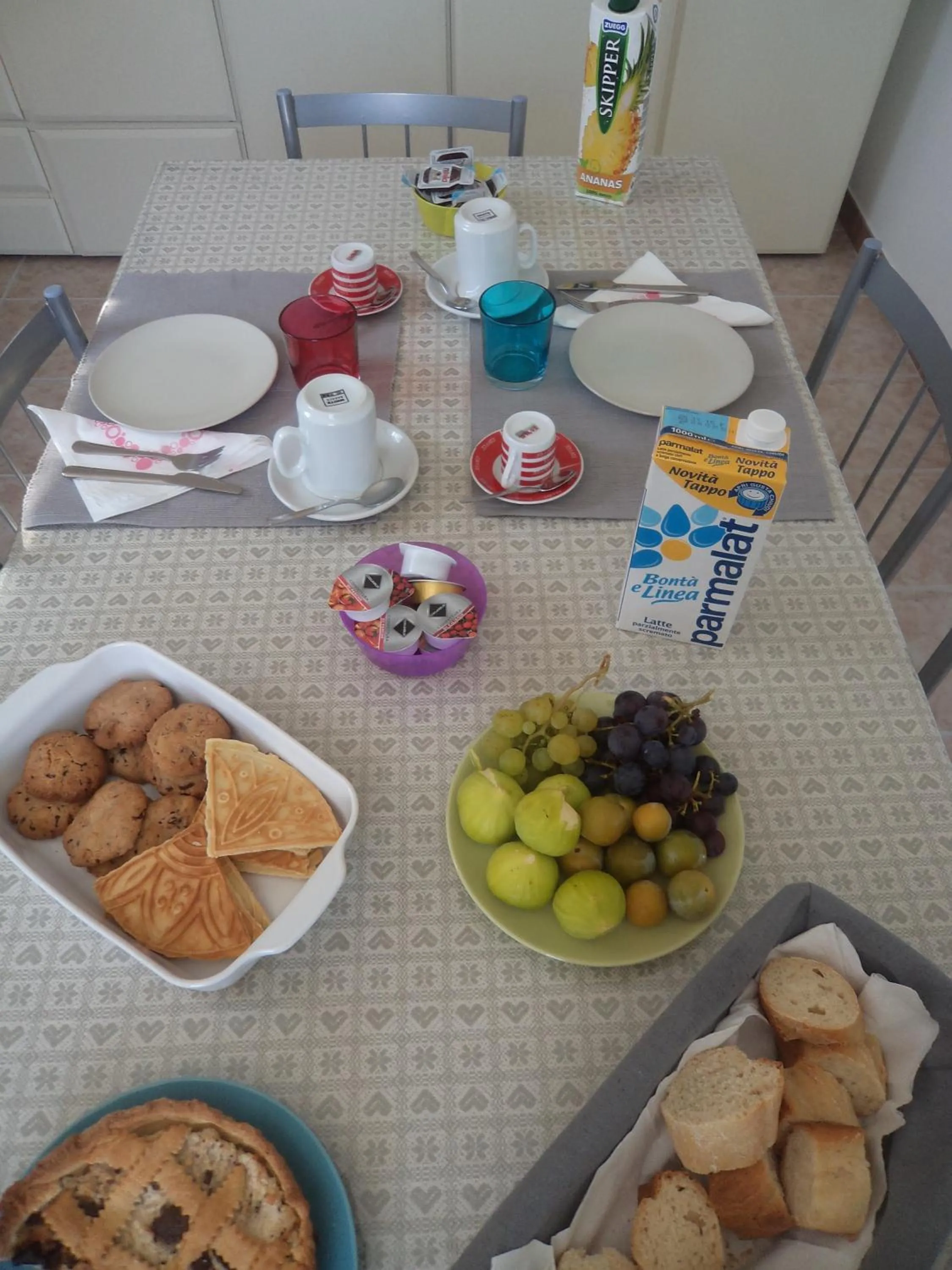 Italian breakfast in B&B Masseria Majella