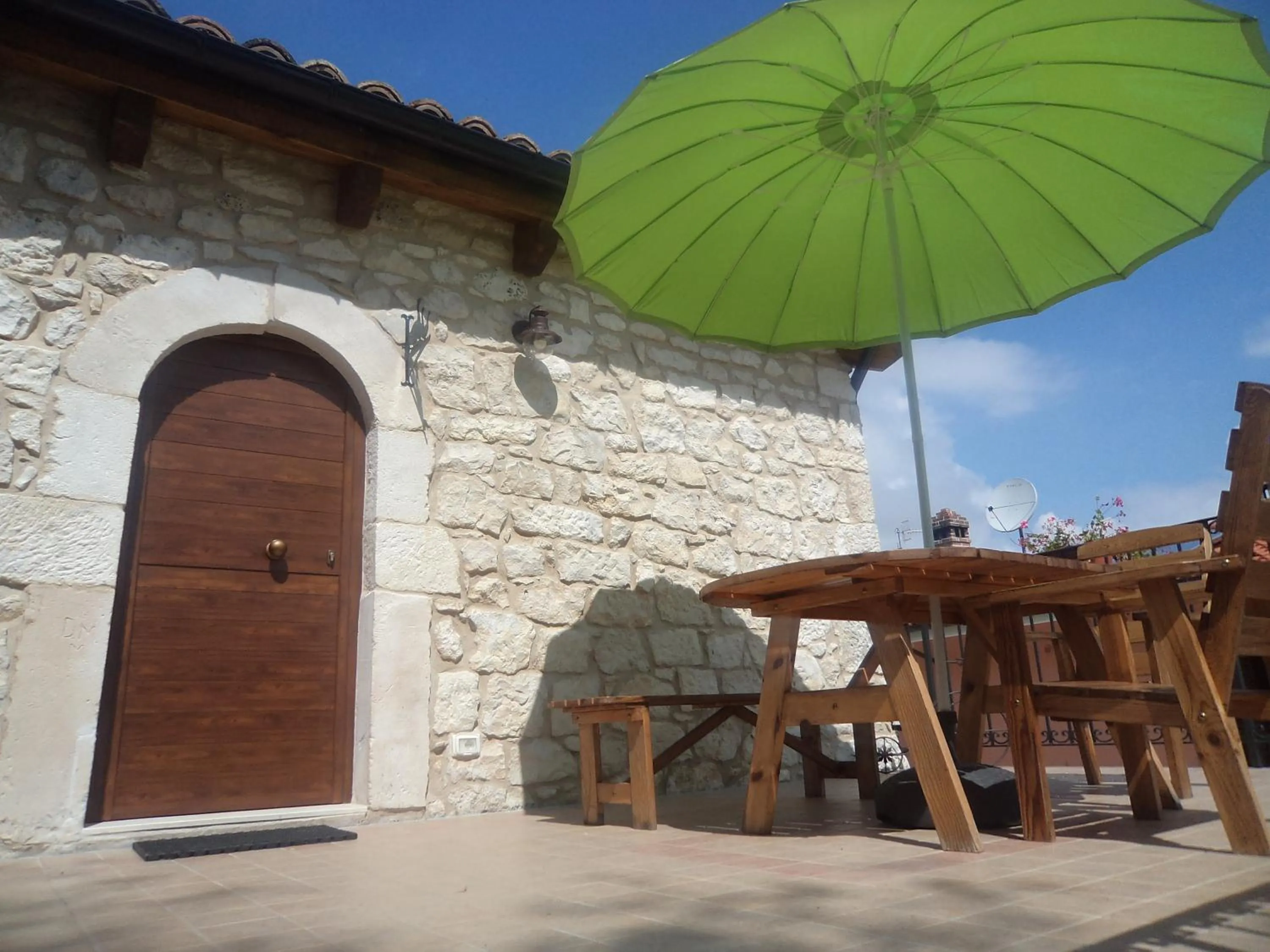 Balcony/Terrace in B&B Masseria Majella