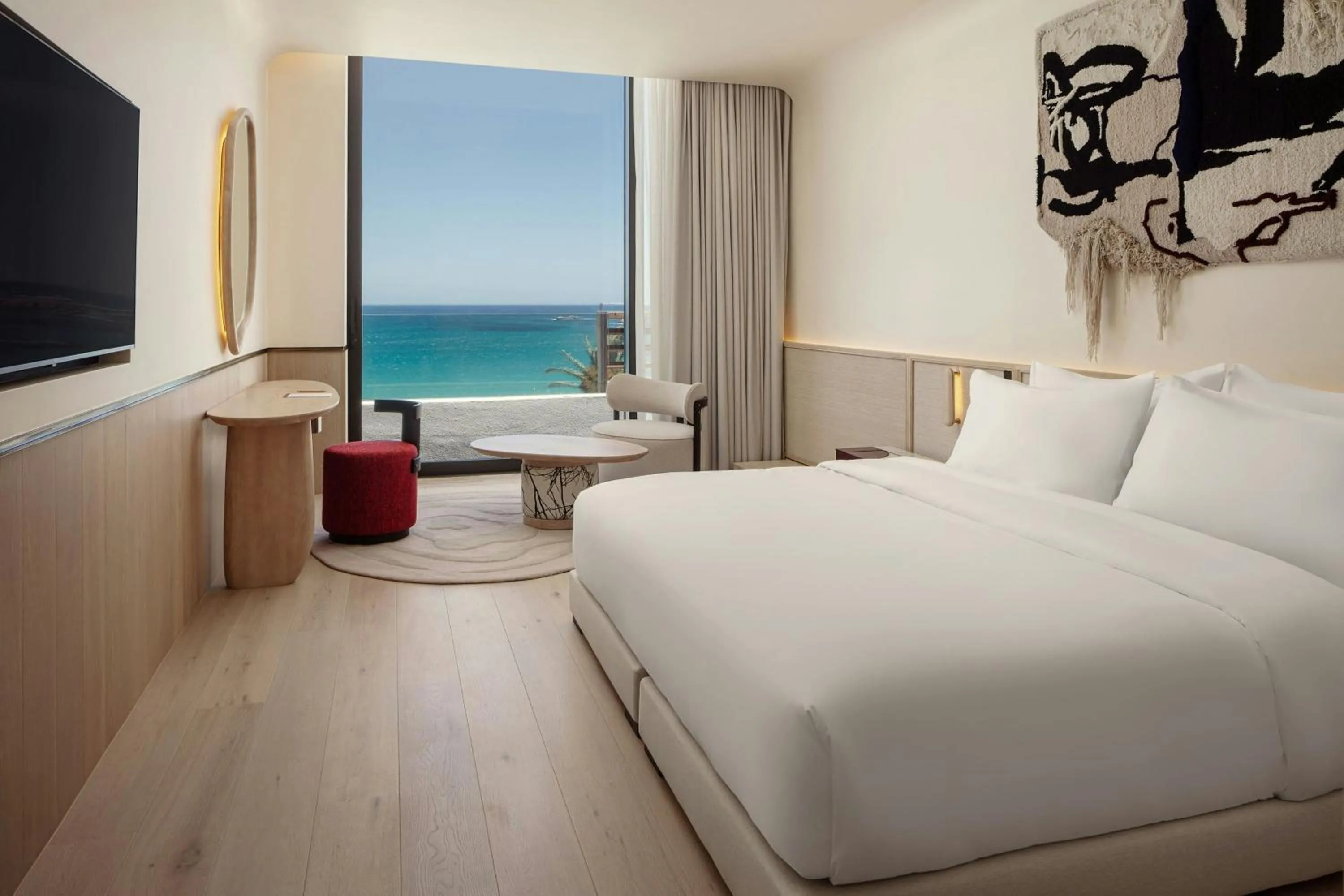 Photo of the whole room, Bed in Morea House, Autograph Collection