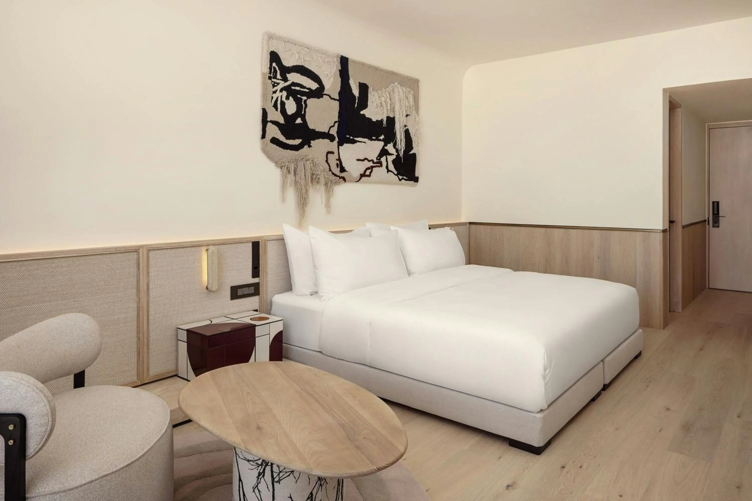 Photo of the whole room, Bed in Morea House, Autograph Collection