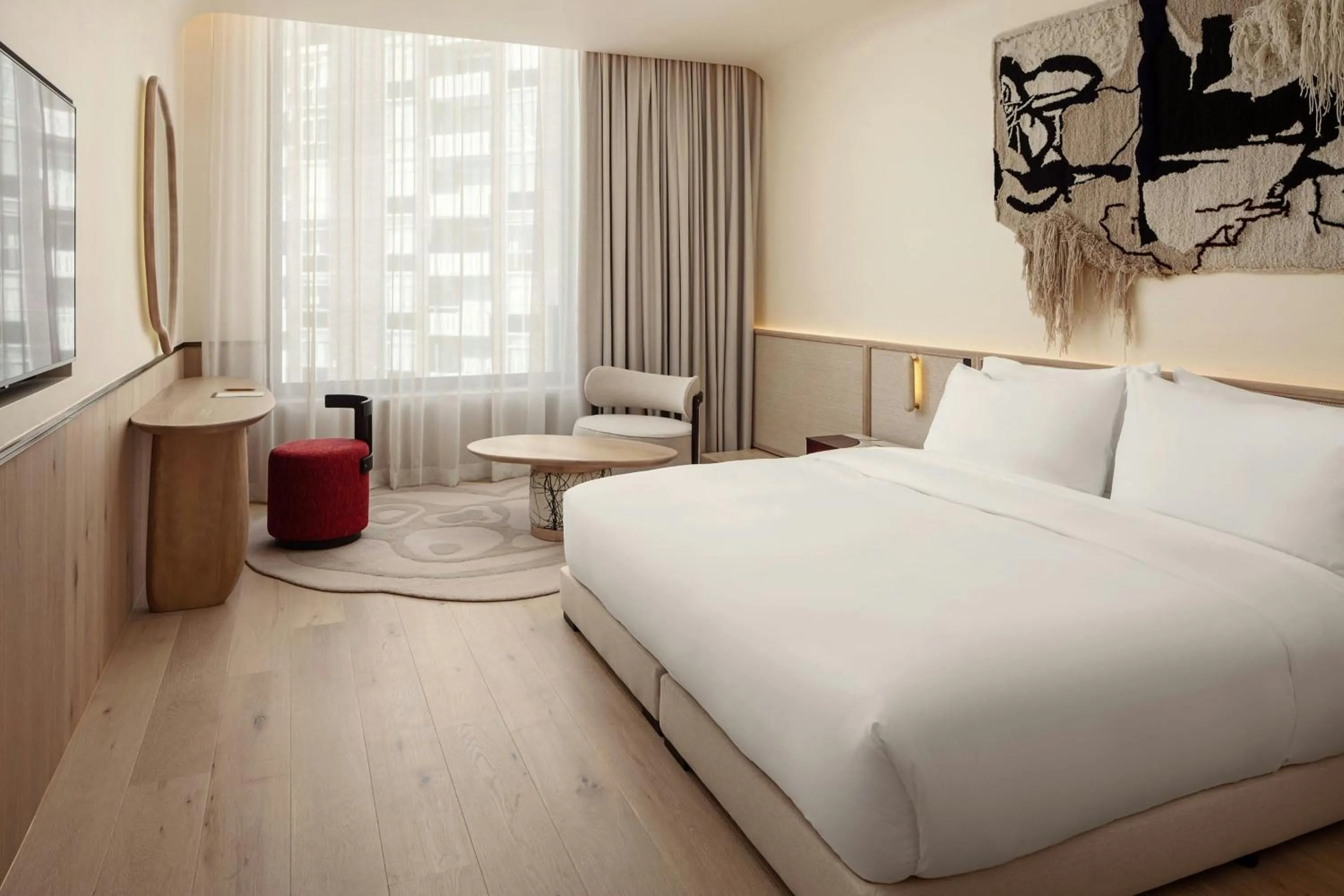 Photo of the whole room, Bed in Morea House, Autograph Collection