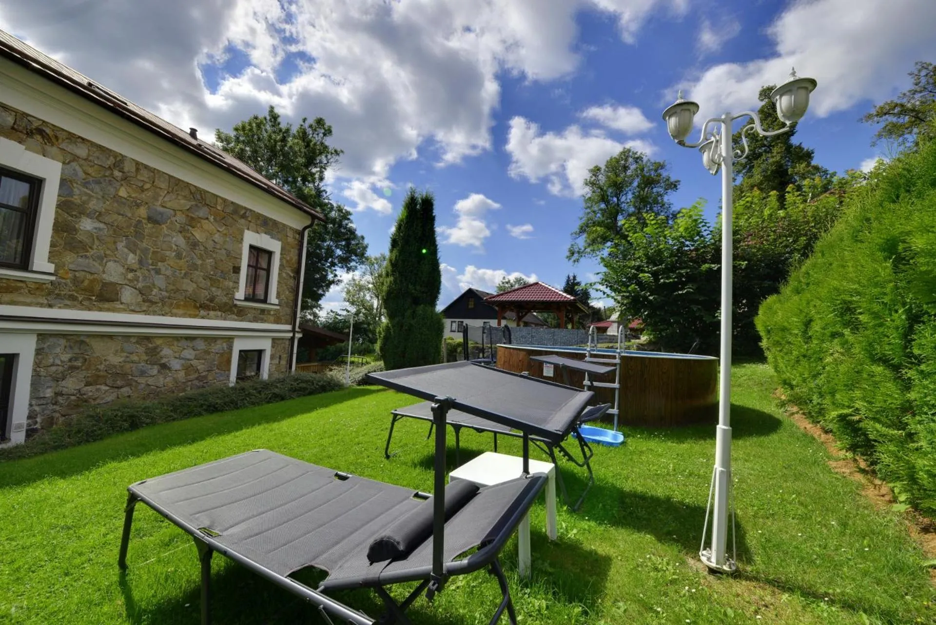 Garden in Penzion Kameňák