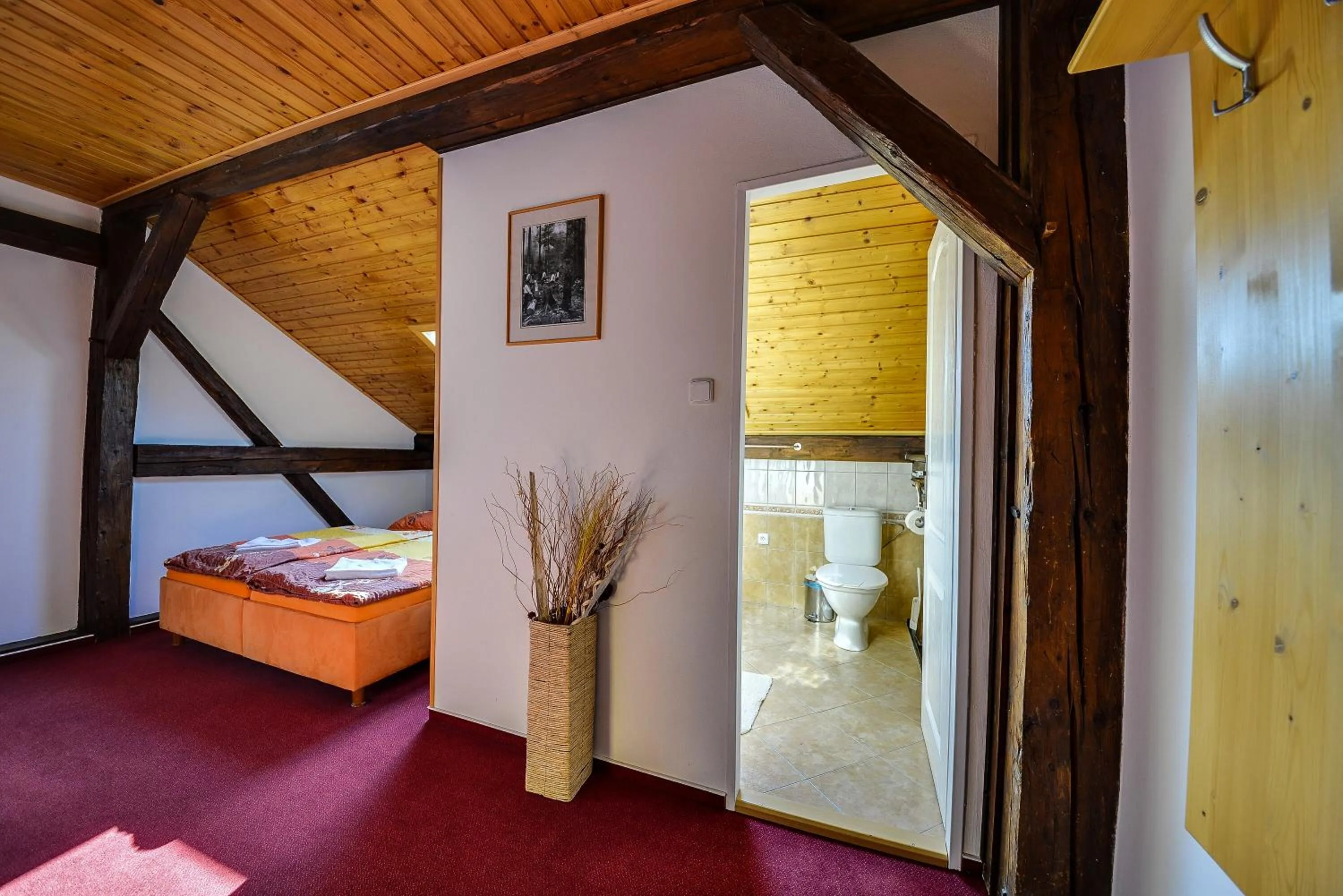 Bed in Penzion Kameňák