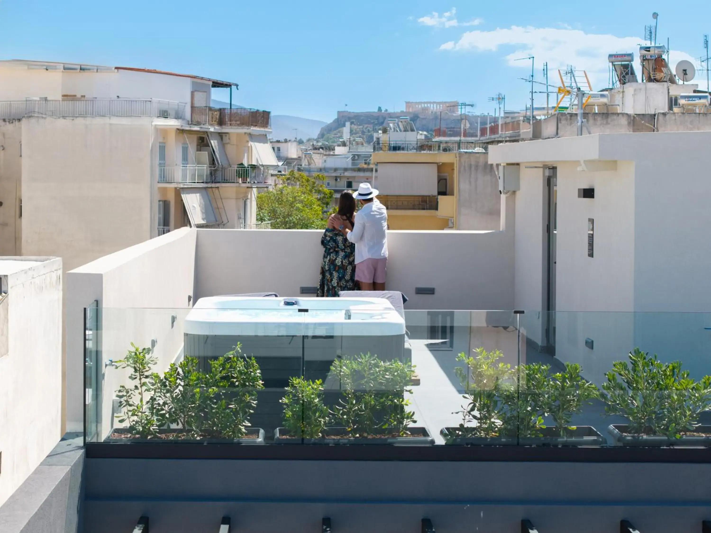Acropolis View Penthouse with Private Hot Tub in Vision Lavraga Acropolis View Penthouse with Private Hot Tub in Vision Lavraga