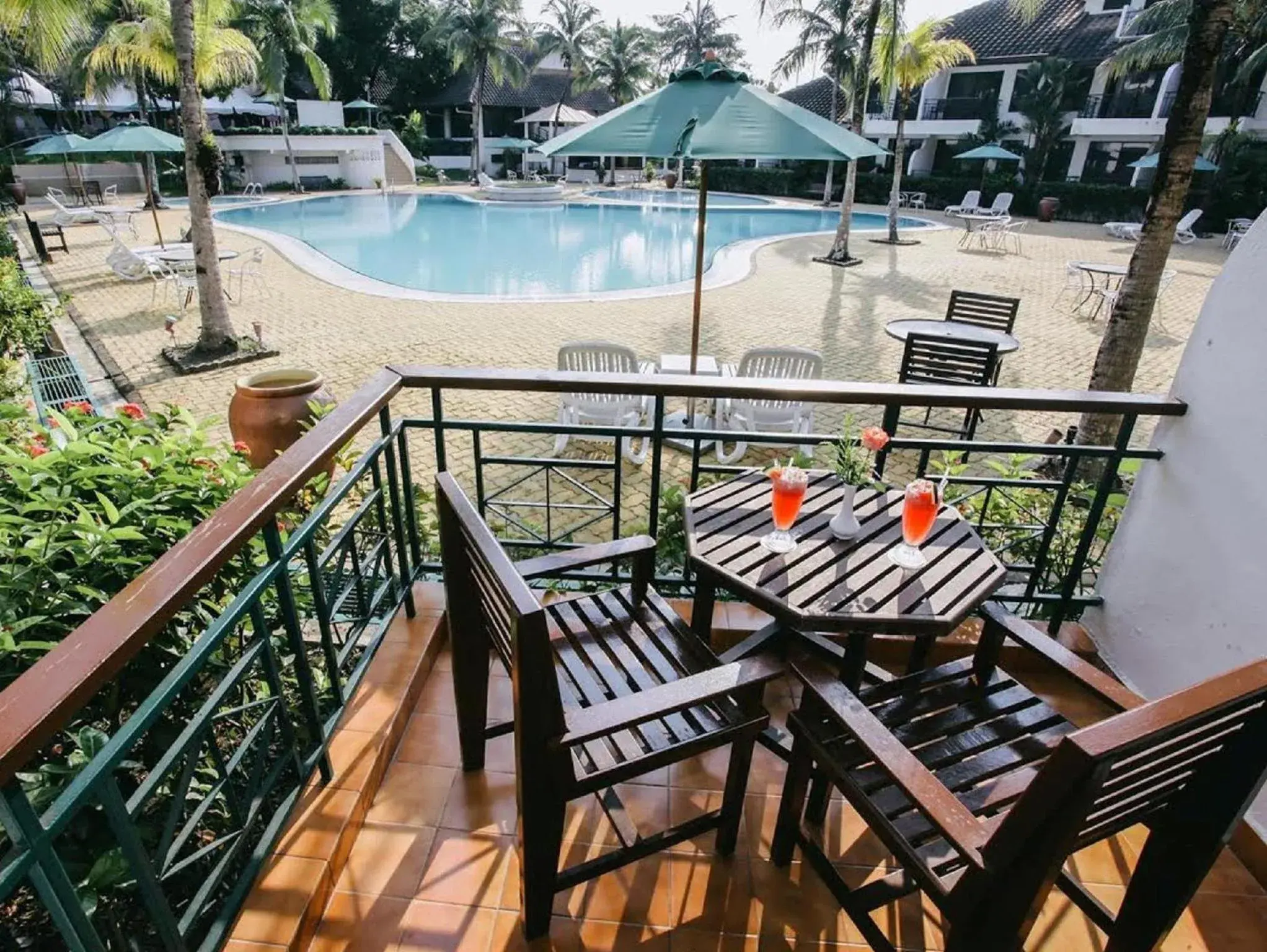 Pool view in Residence Inn Cherating Pool view in Residence Inn Cherating