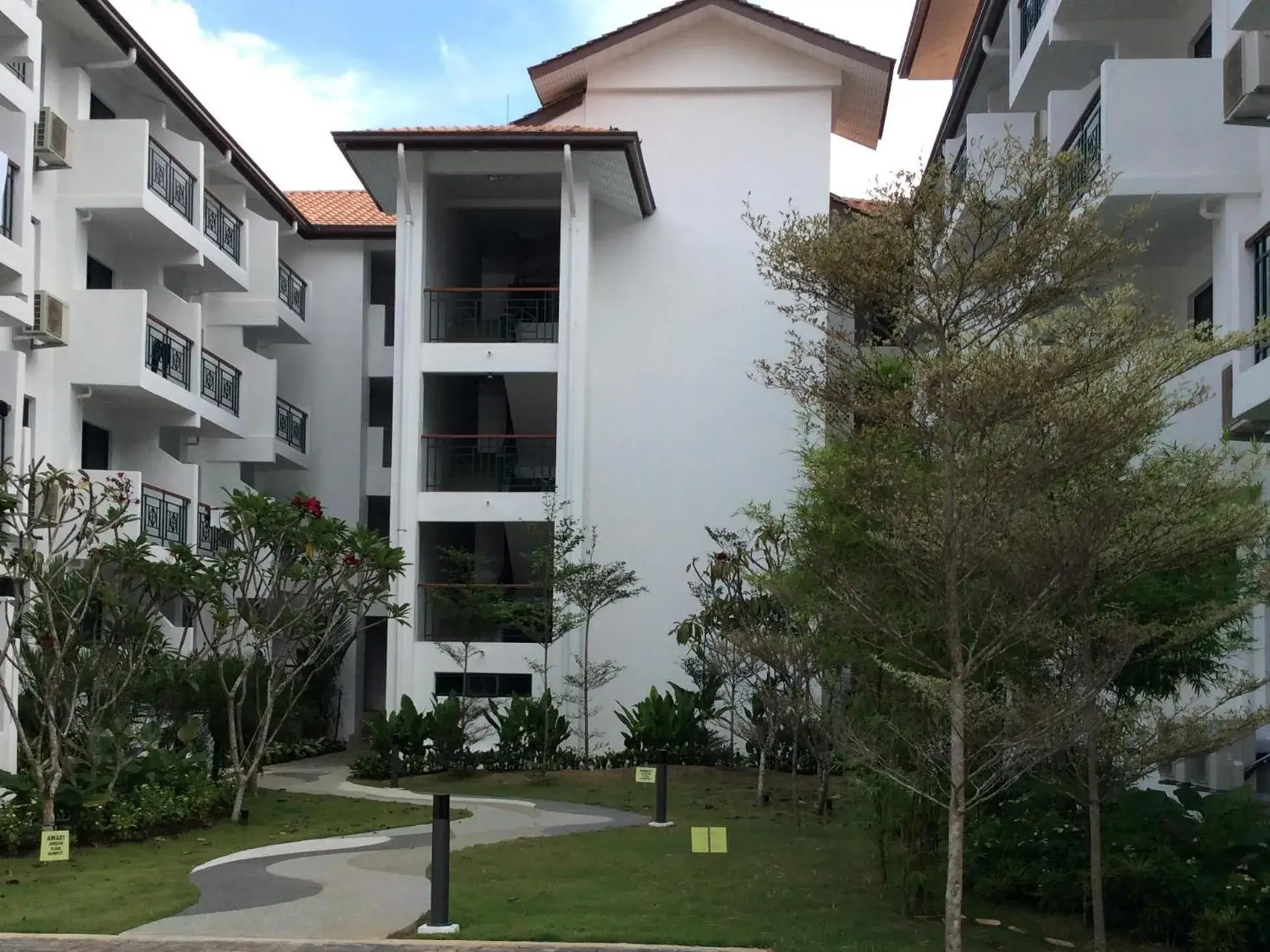 Garden view in Residence Inn Cherating Garden view in Residence Inn Cherating