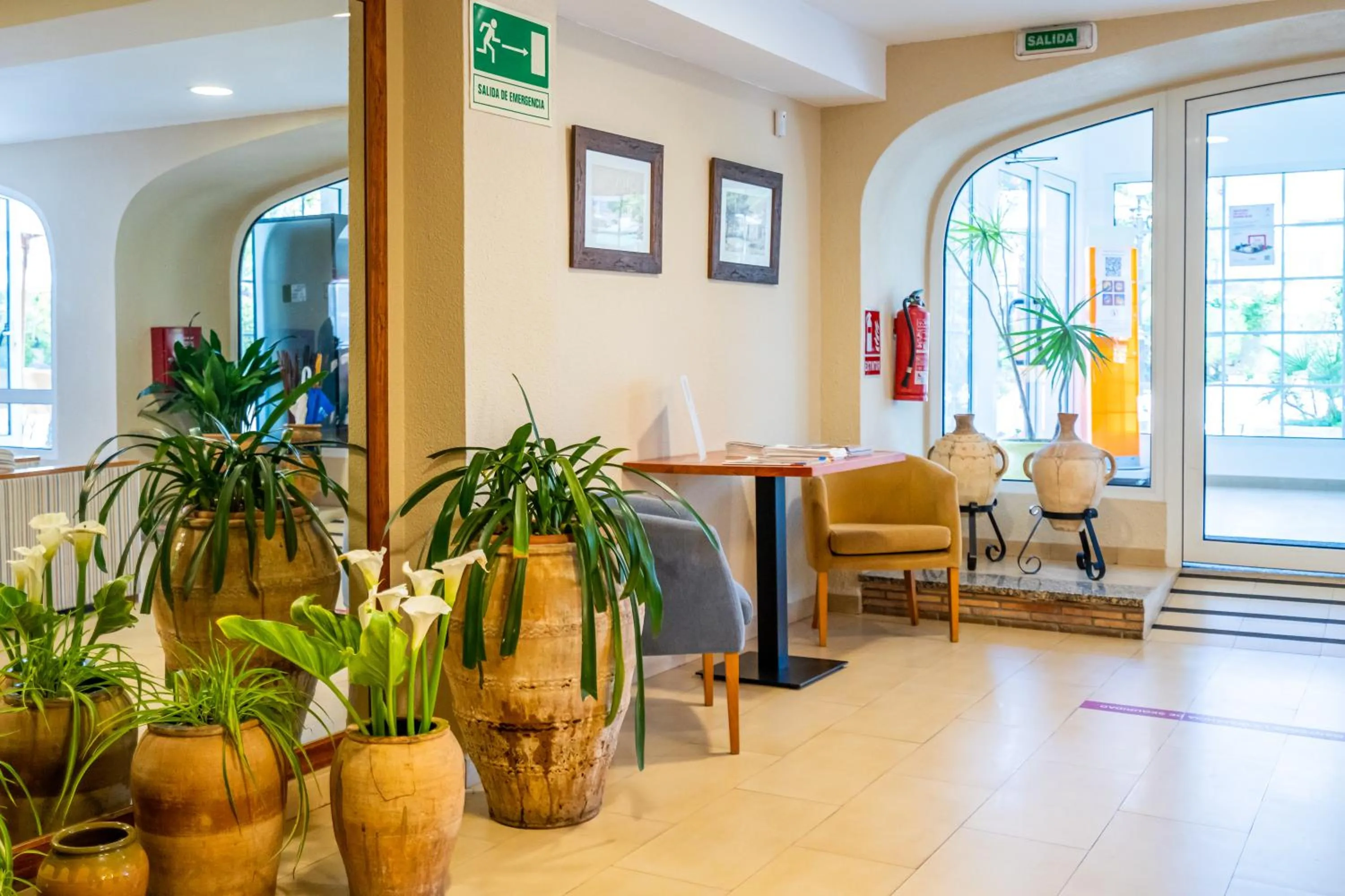 Lobby or reception in Hotel Bersoca