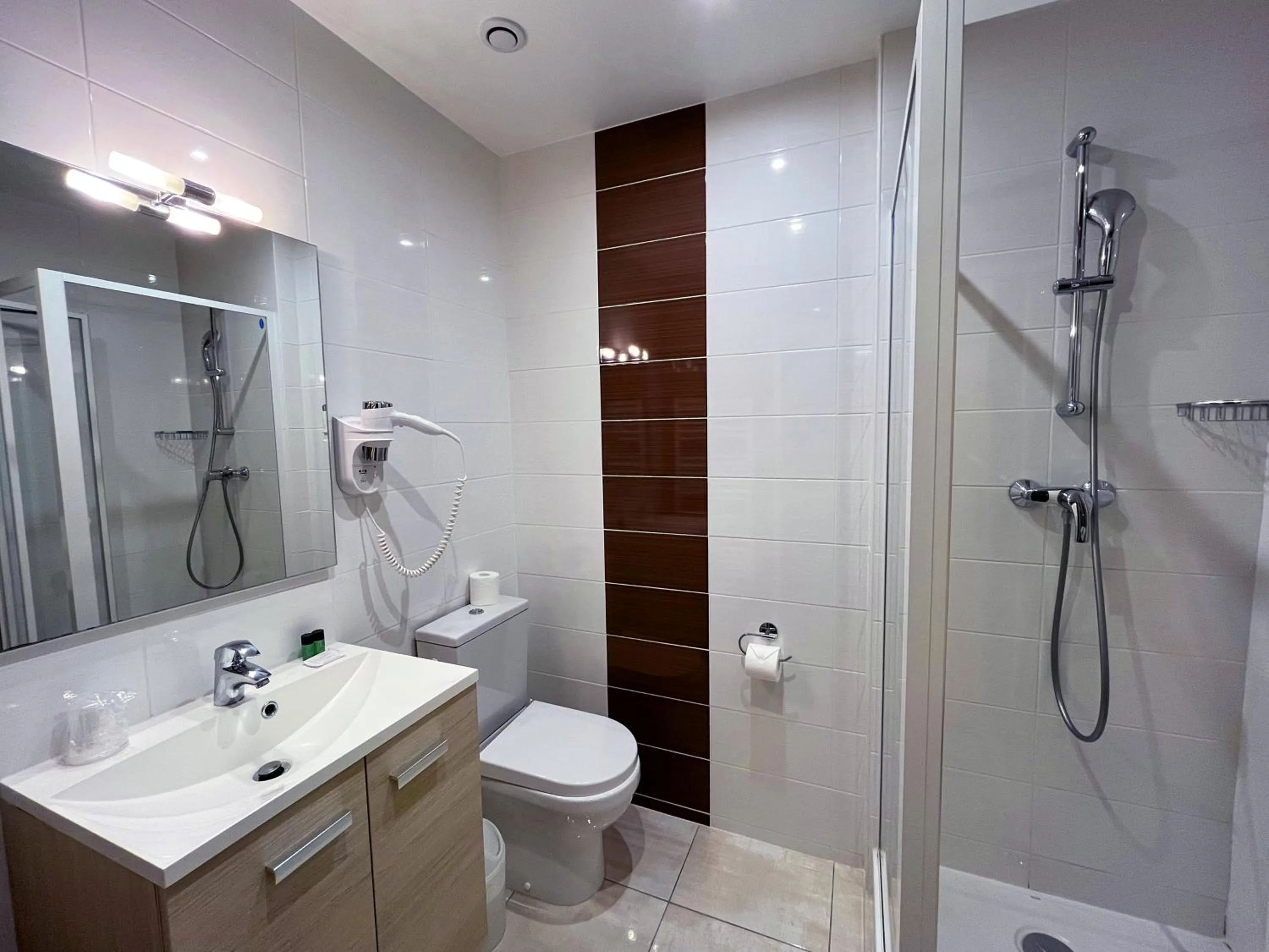 Shower in Hôtel du Cheval Rouge