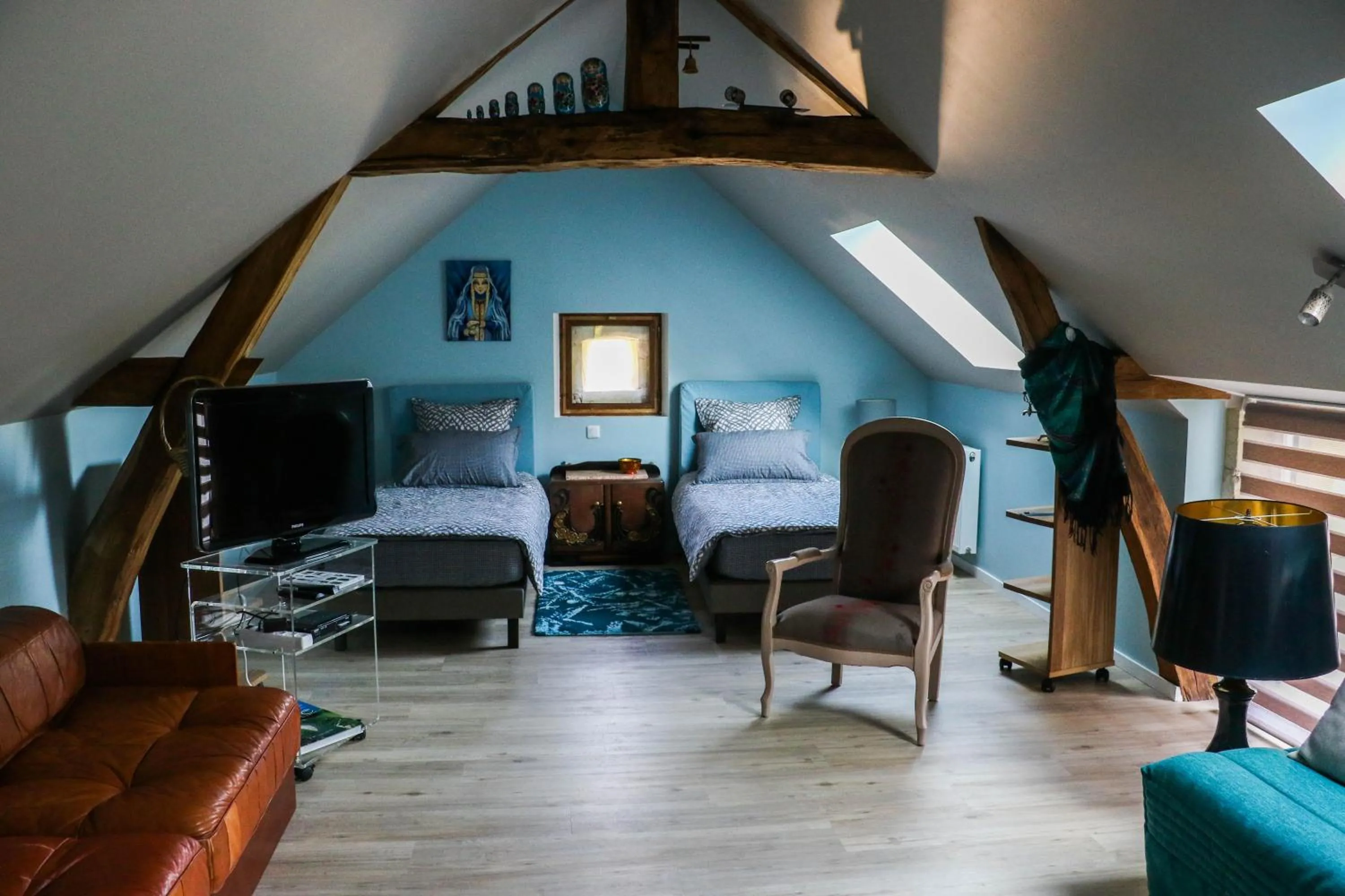 Luxury Quadruple Room - single occupancy in Les Voies Blanches
