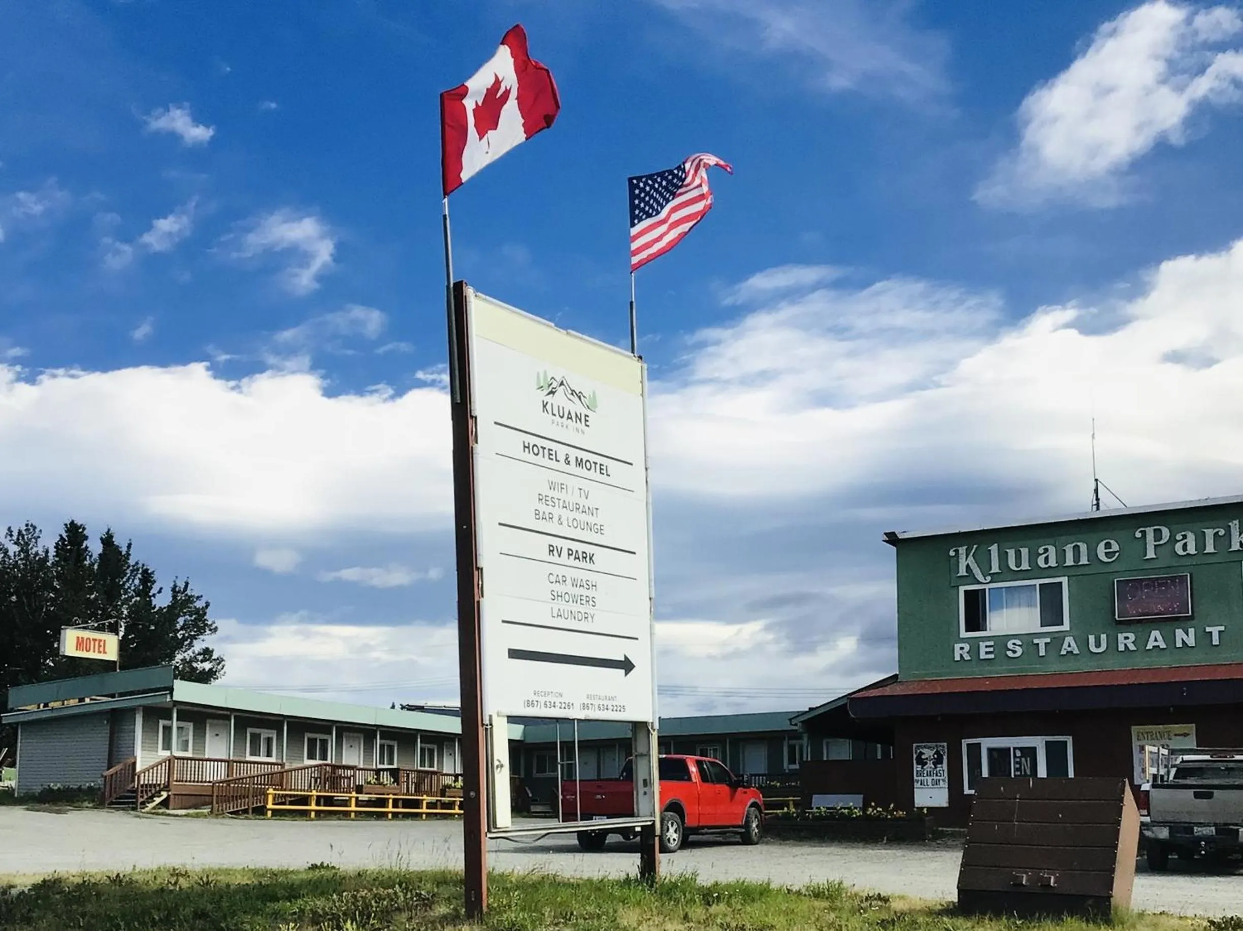Property building in Kluane Park Inn
