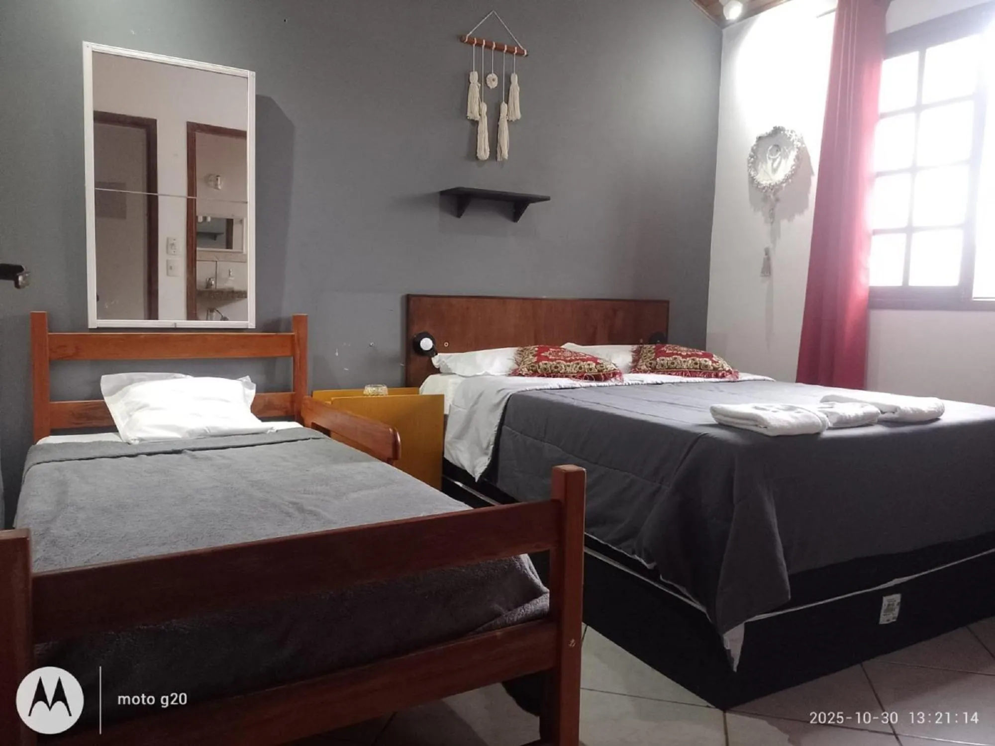 Bed in Hospedagem La Casa Agus Buzios