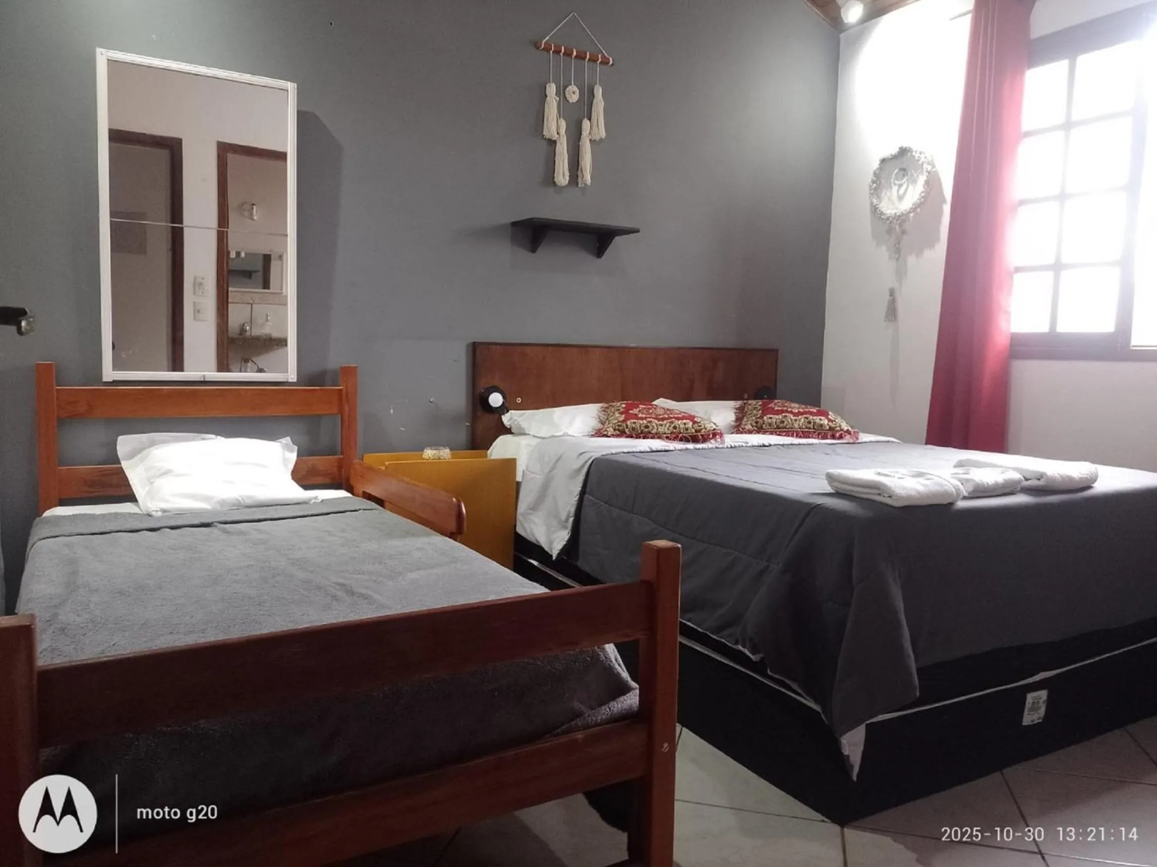 Bed in Hospedagem La Casa Agus Buzios