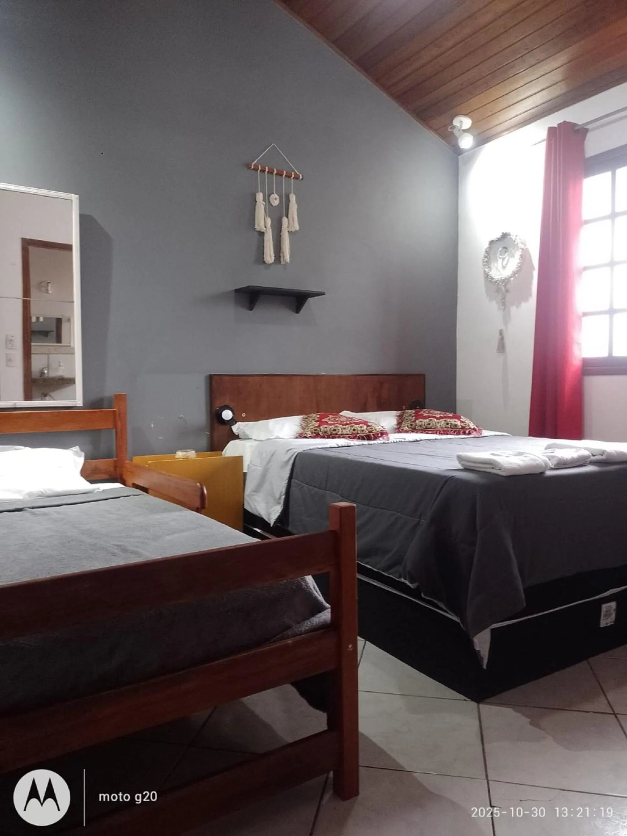 Bed in Hospedagem La Casa Agus Buzios