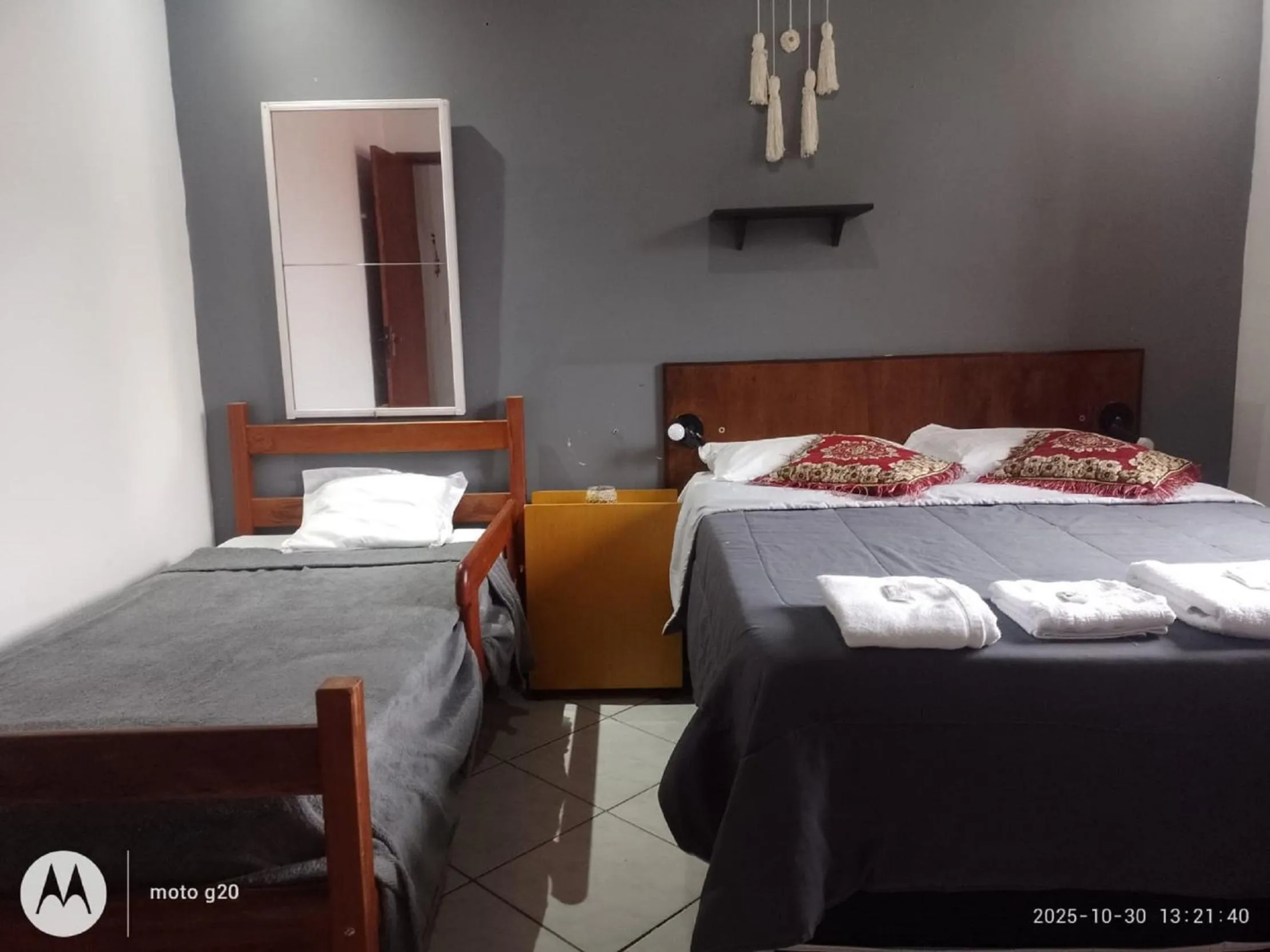 Bed in Hospedagem La Casa Agus Buzios