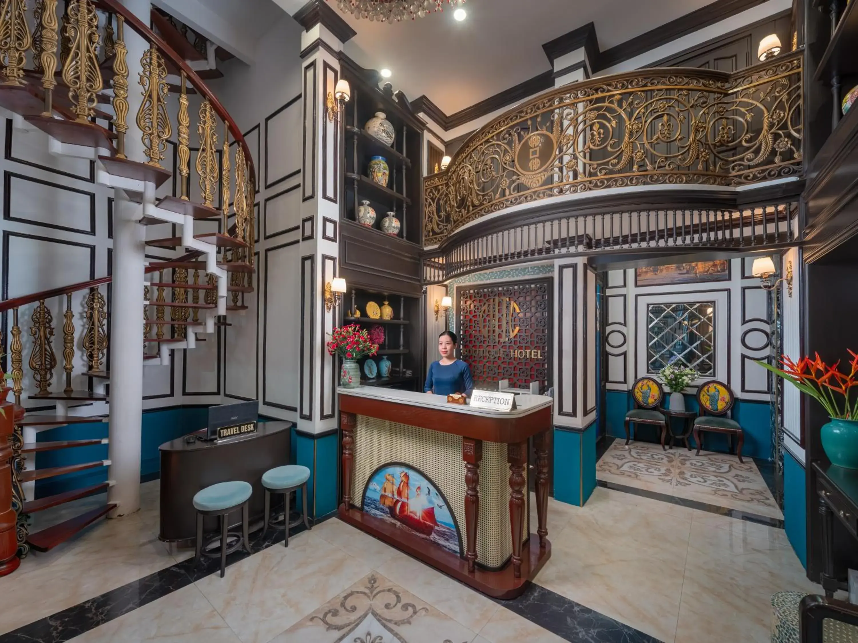 Lobby or reception in Hanoi Chic Boutique Hotel Lobby or reception in Hanoi Chic Boutique Hotel