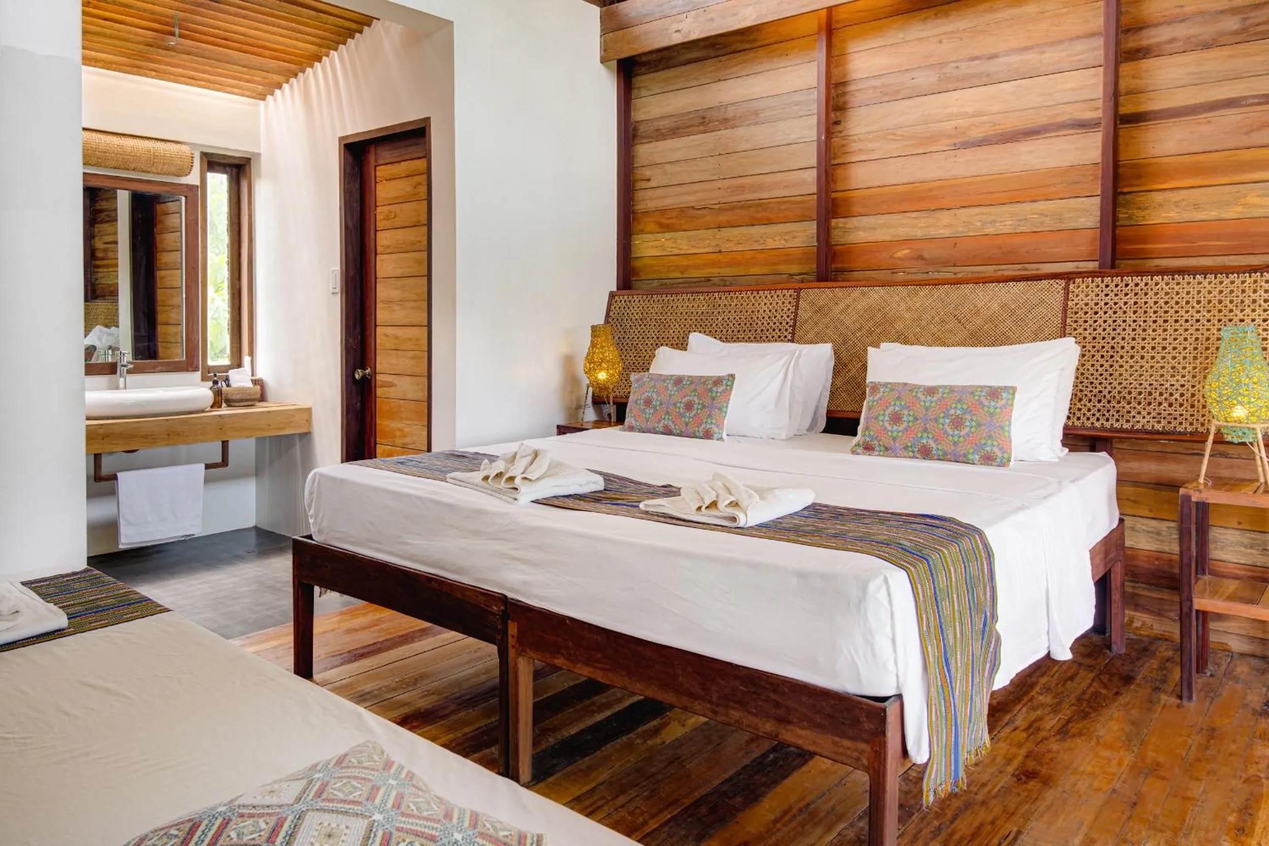 Bed in Harana Surf Resort