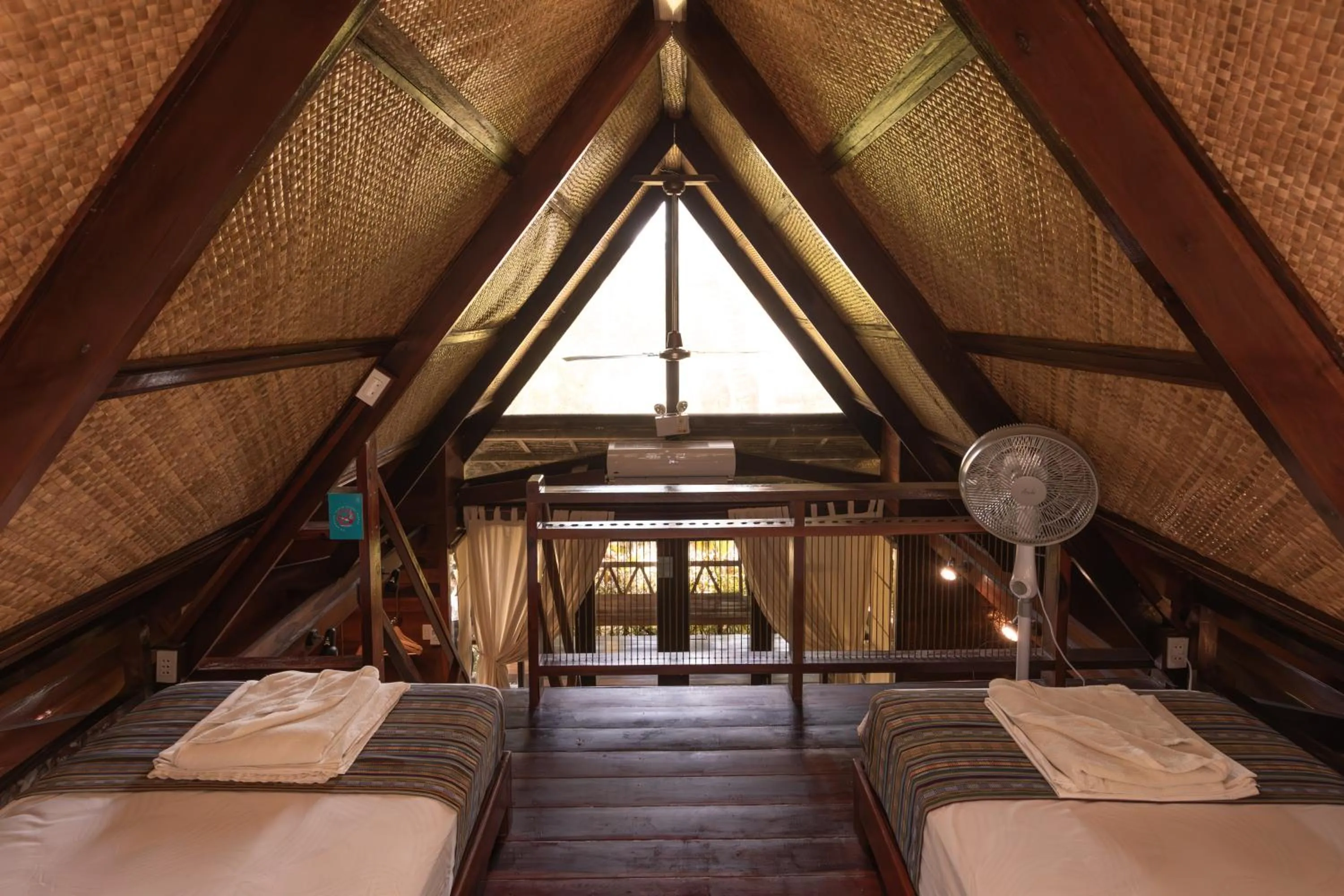 Bed in Harana Surf Resort