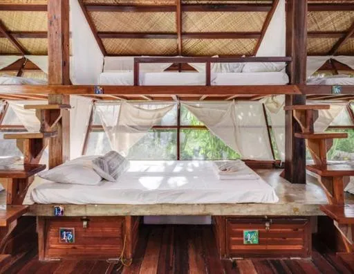 Bed in Harana Surf Resort