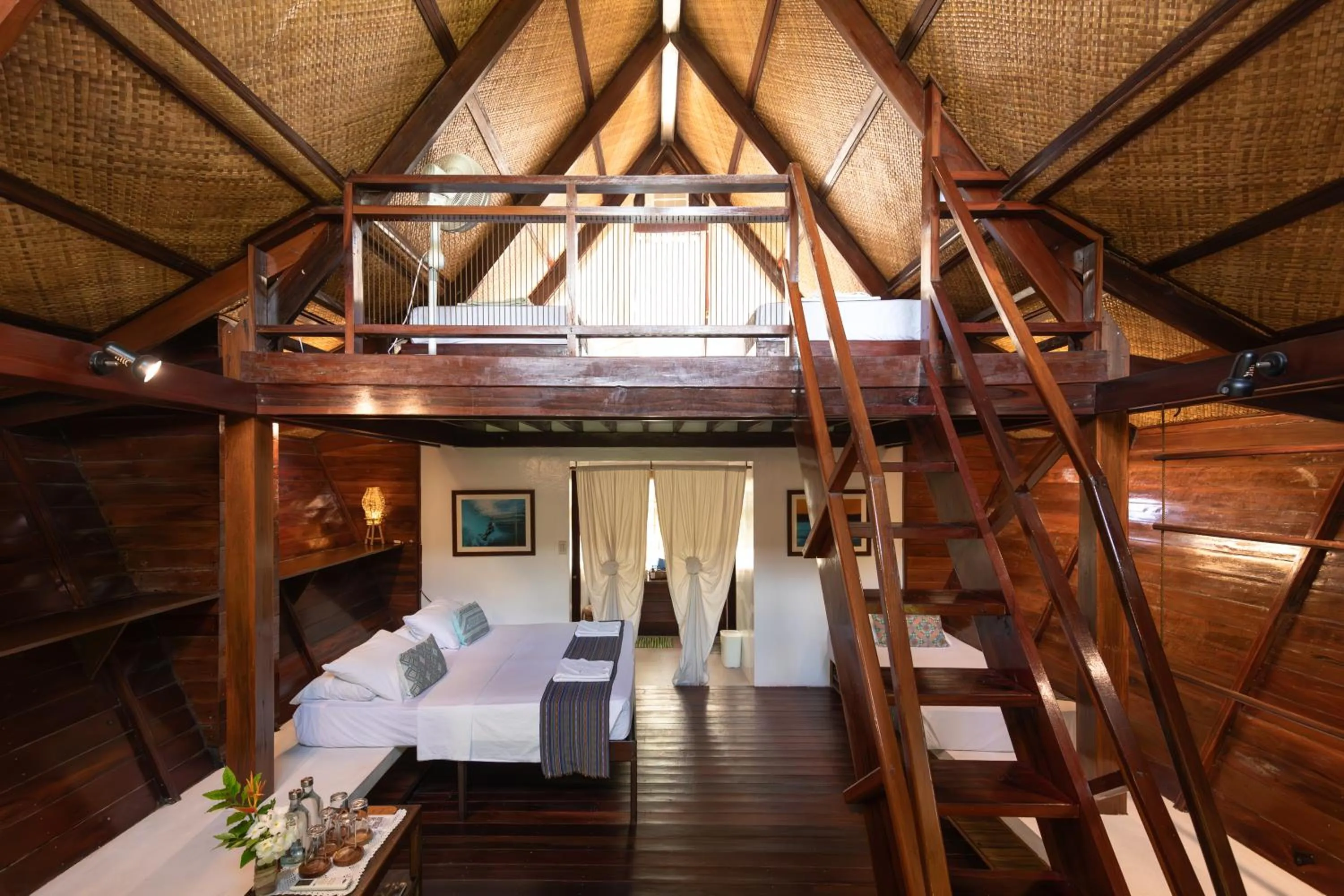 Bed in Harana Surf Resort