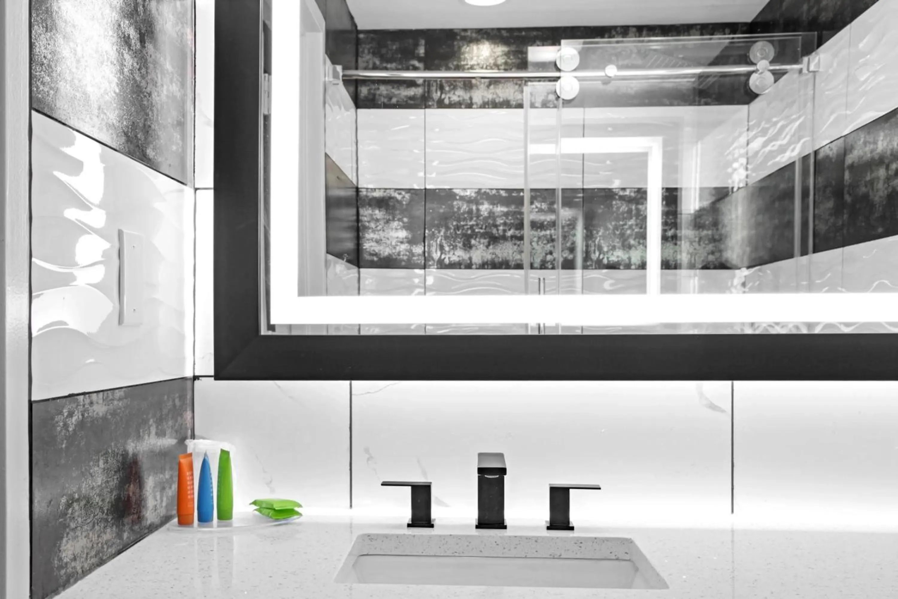 Bathroom in LIV Hotel Bronx GRAND OPENING