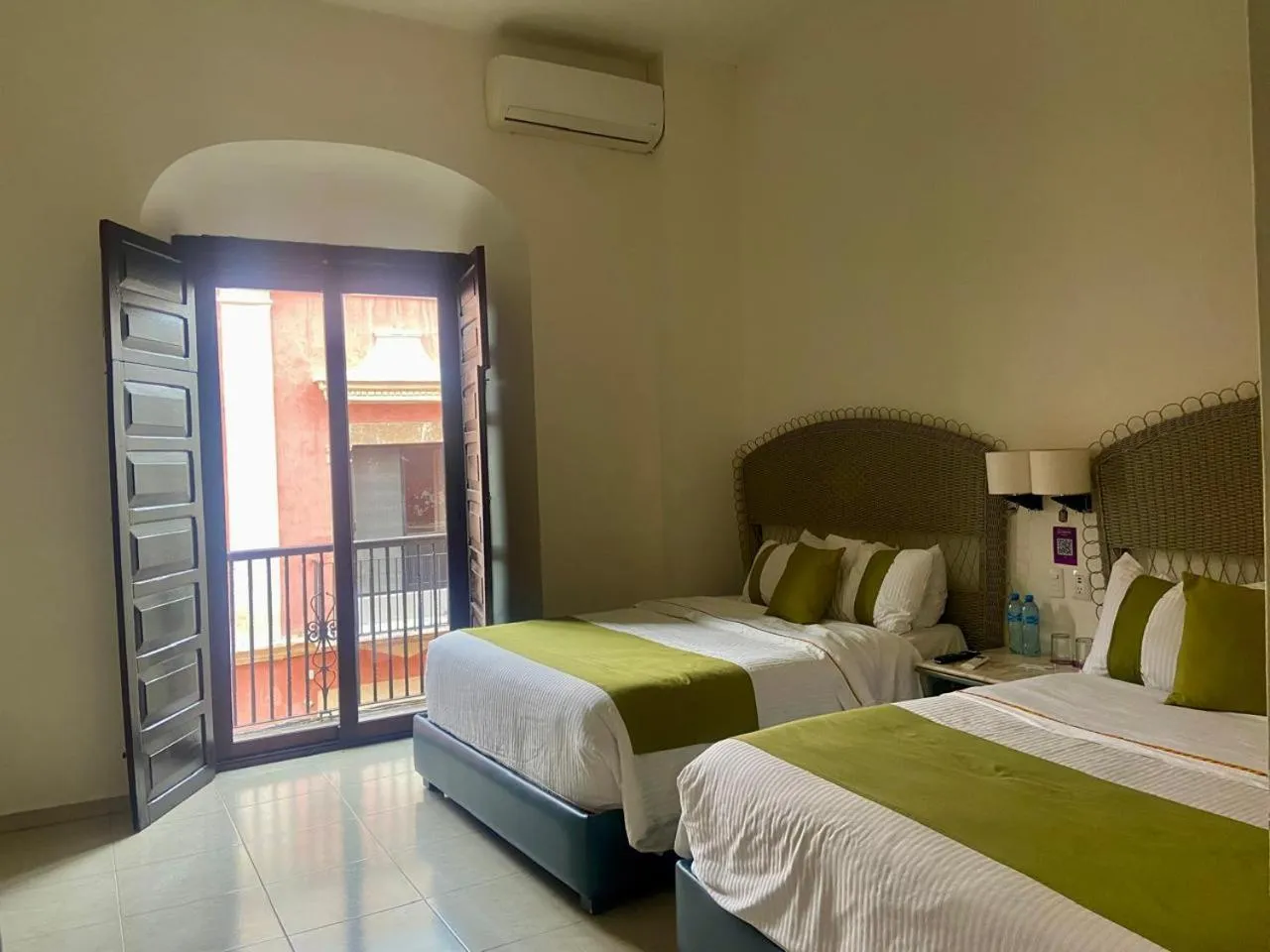 Bed in Hotel Misión Campeche