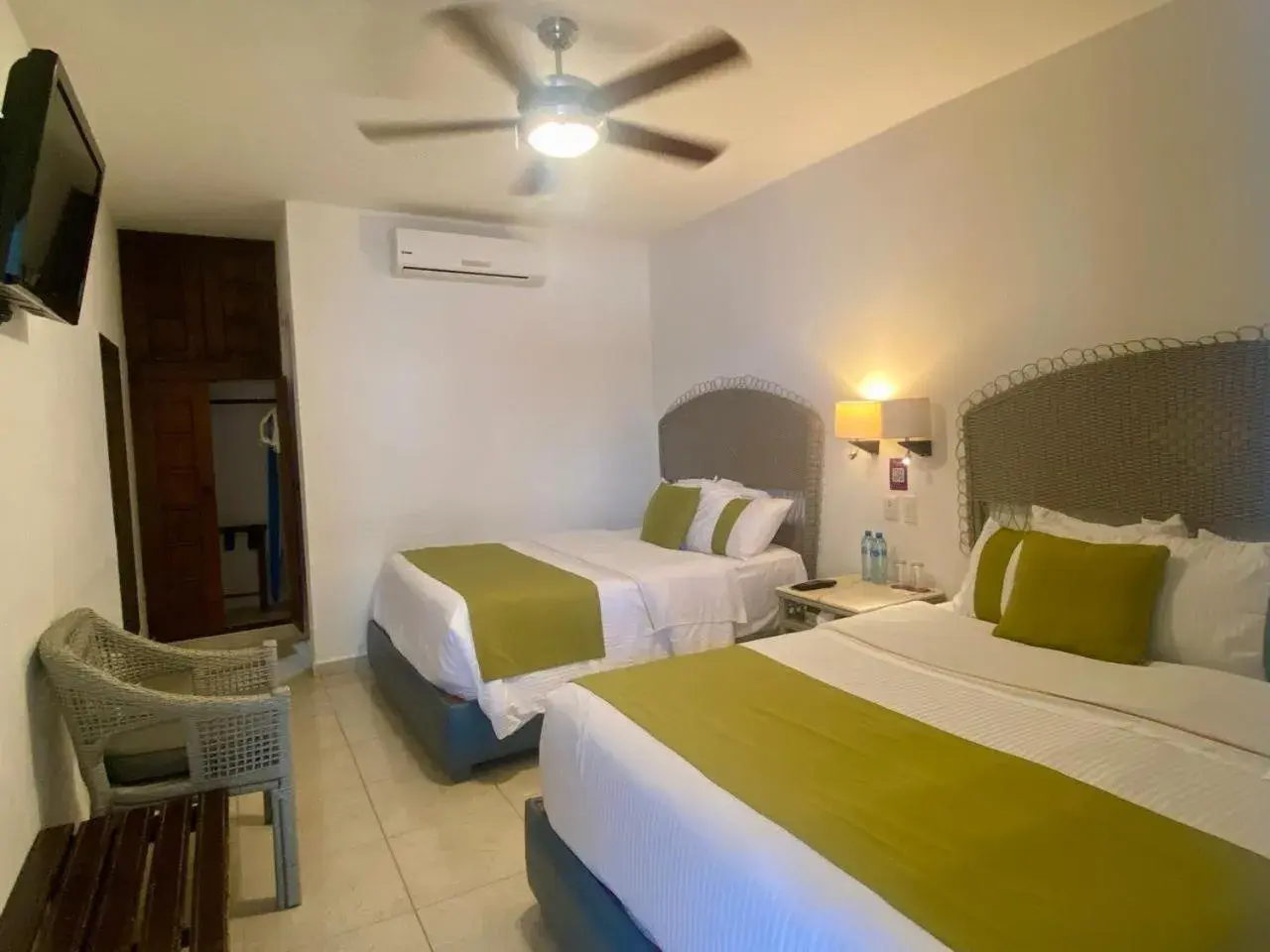 Bed in Hotel Misión Campeche Bed in Hotel Misión Campeche