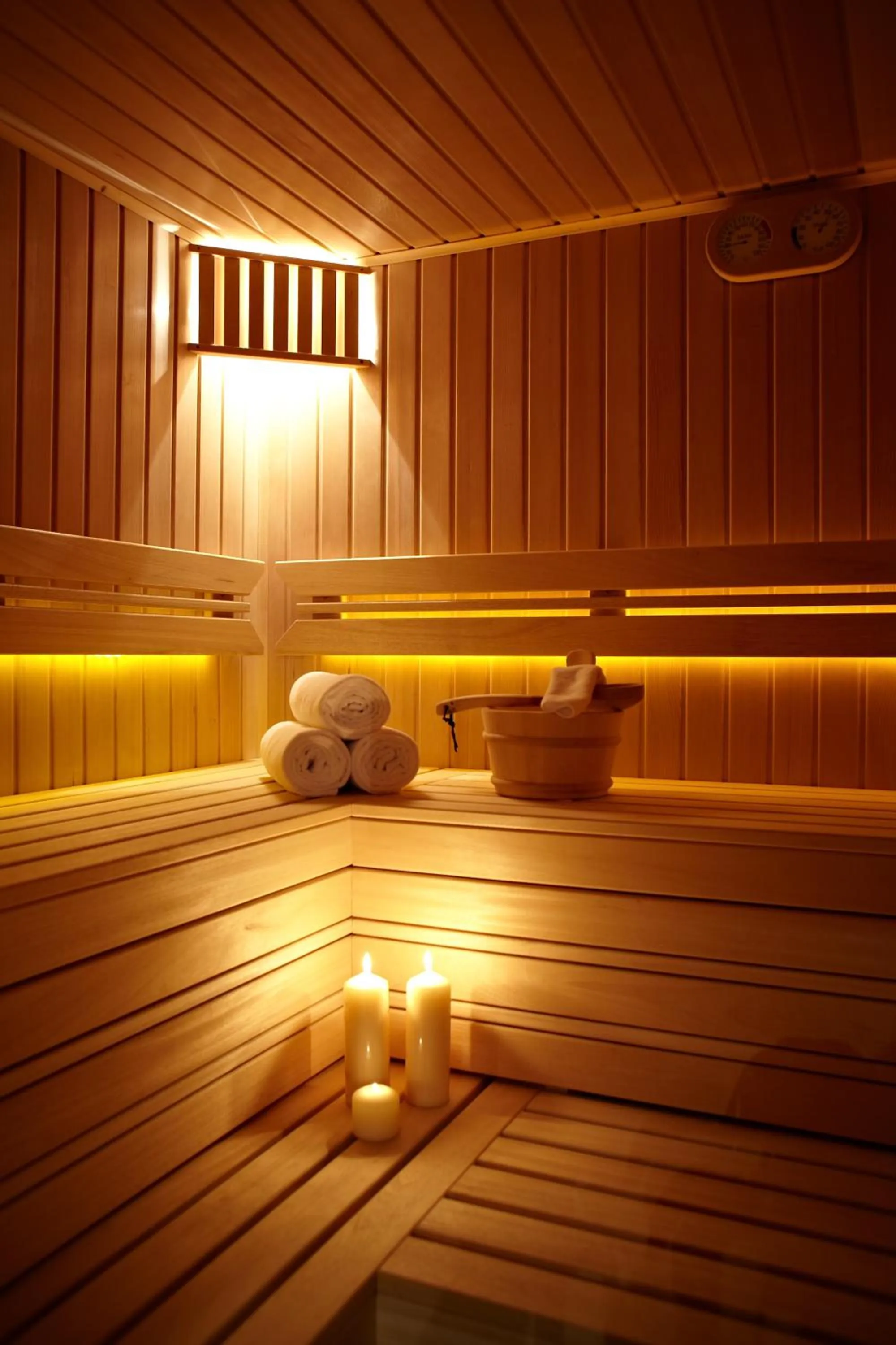 Sauna in Hotel Akvilon