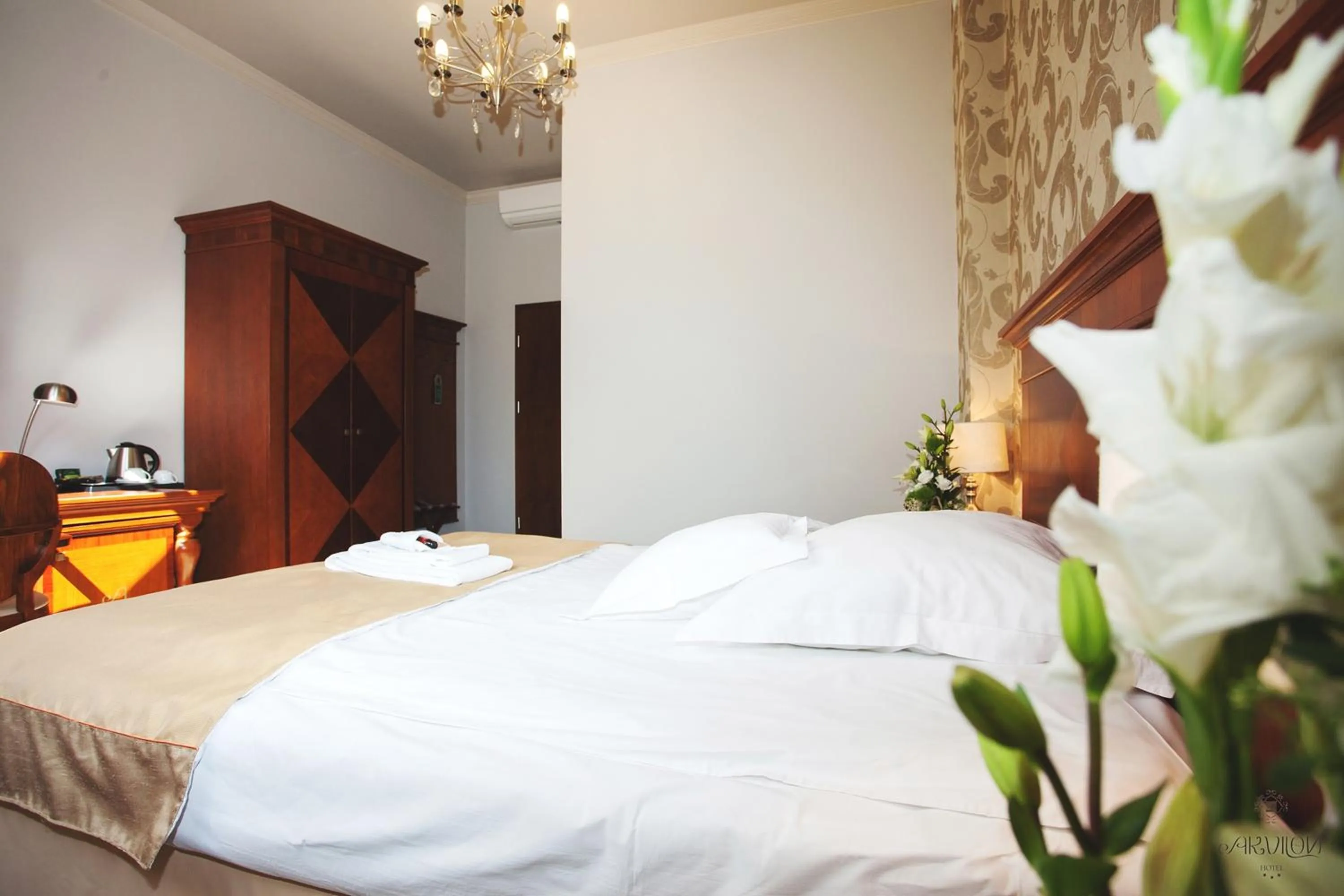 Photo of the whole room, Bed in Hotel Akvilon