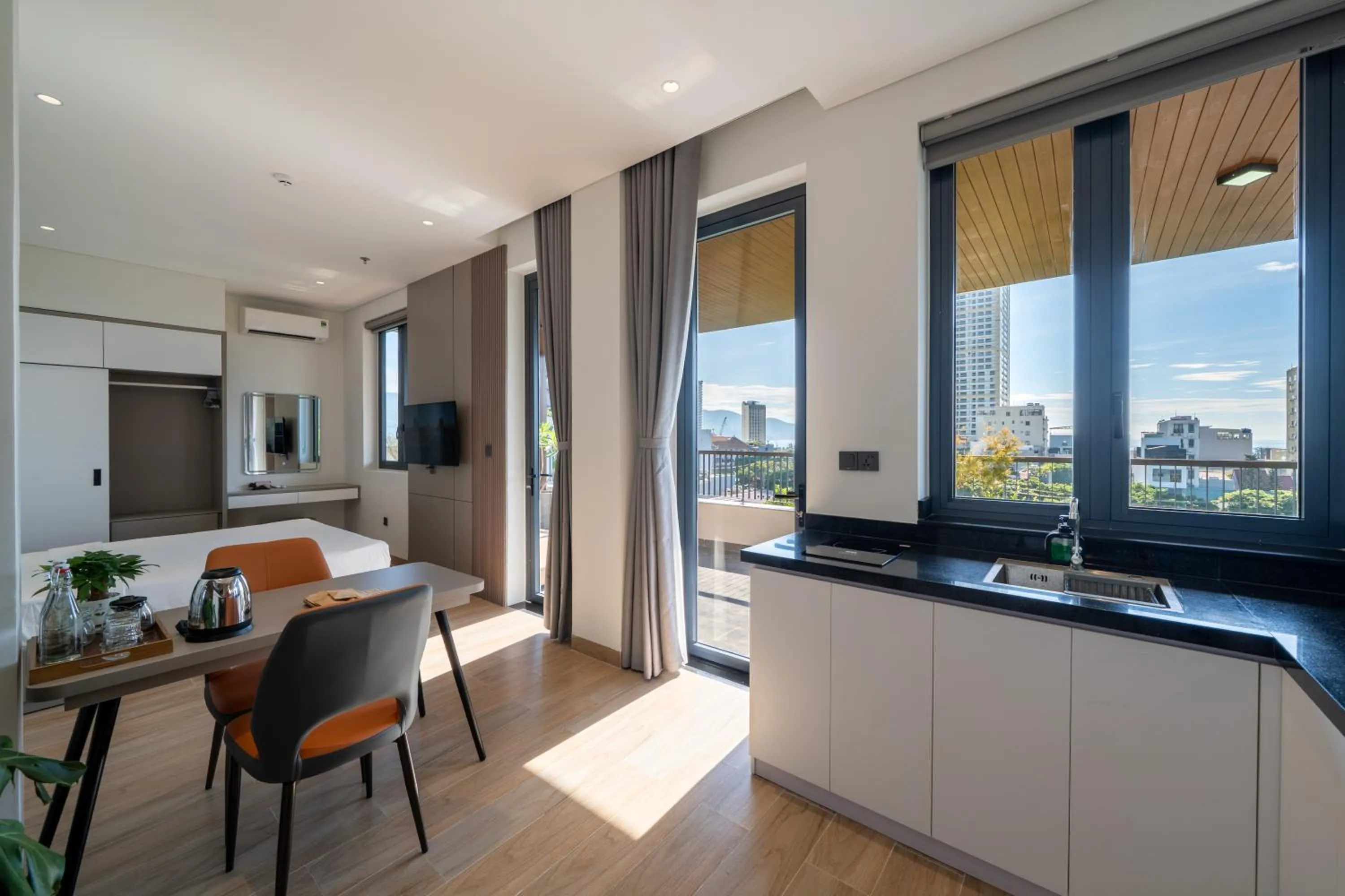 Studio with Sea View in Sam Hotel & Apartment Da Nang