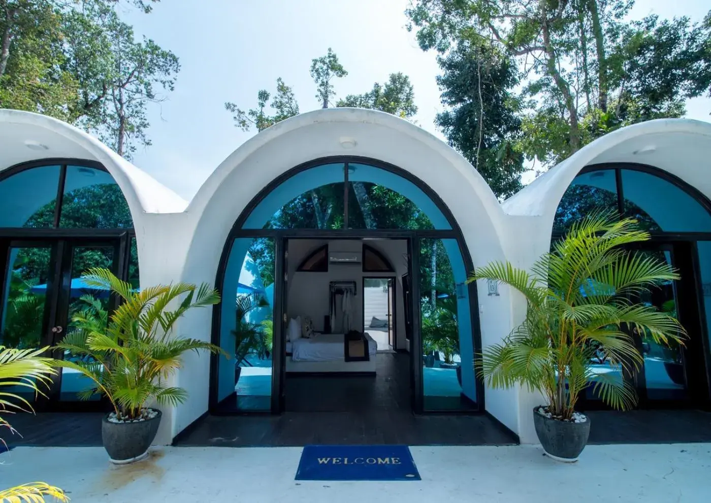 Garden view in Moonlight Resort Garden view in Moonlight Resort