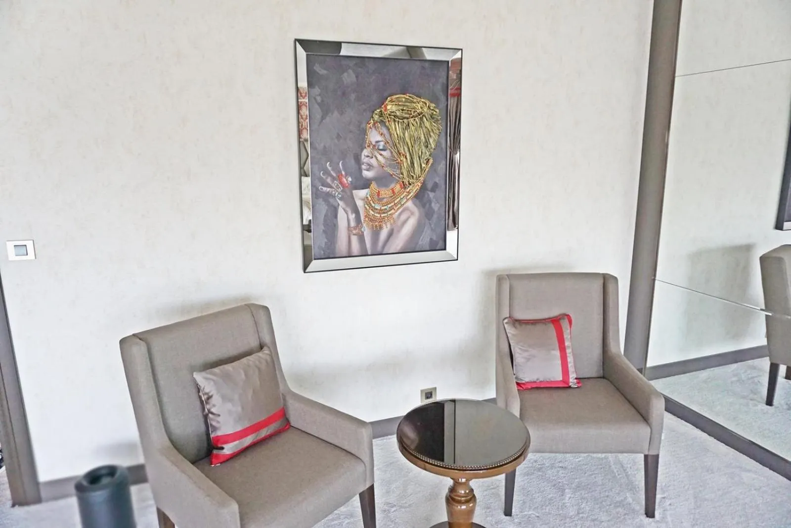 Living room in Svalinn Hotel