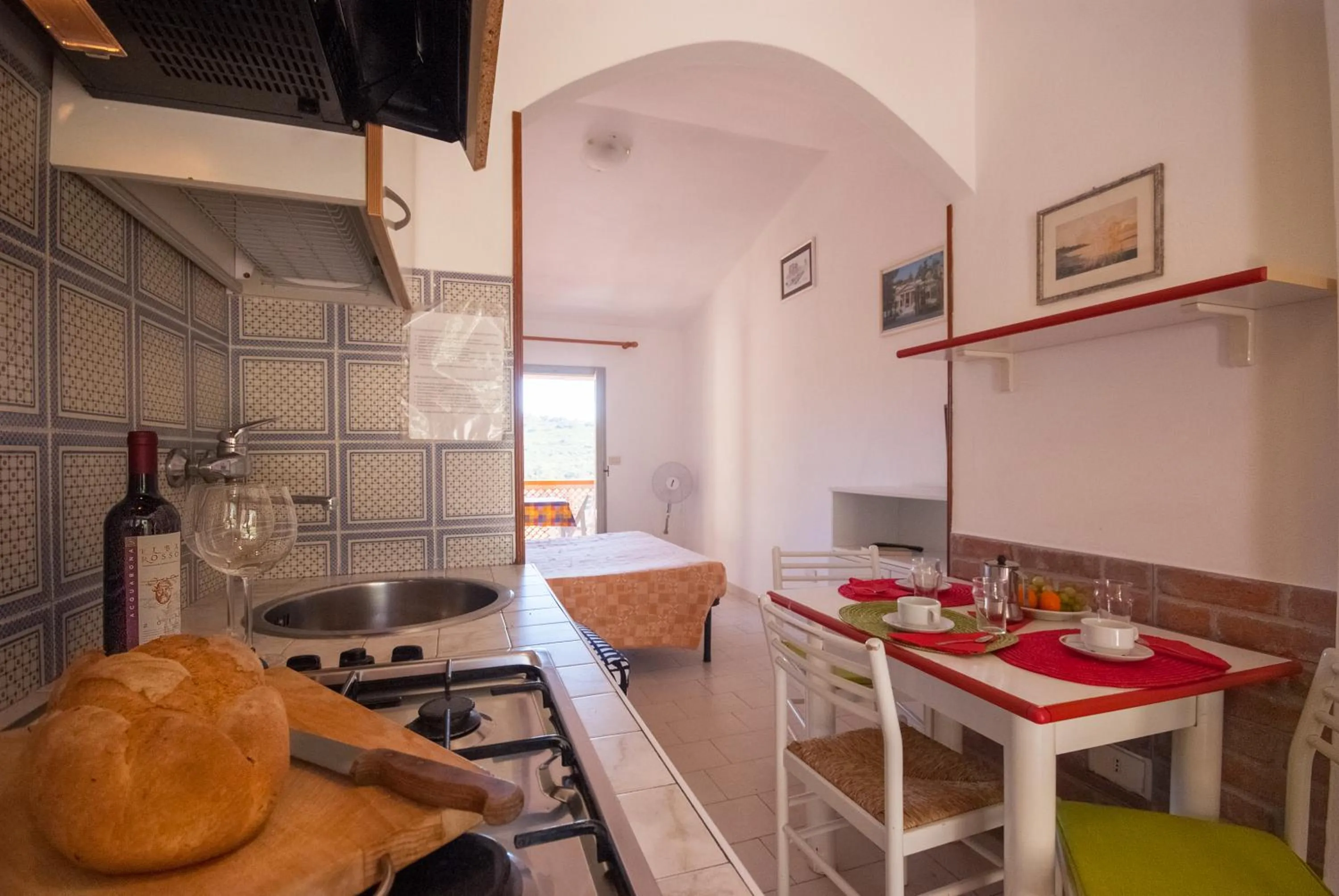 Kitchen or kitchenette in Residence La Valdana