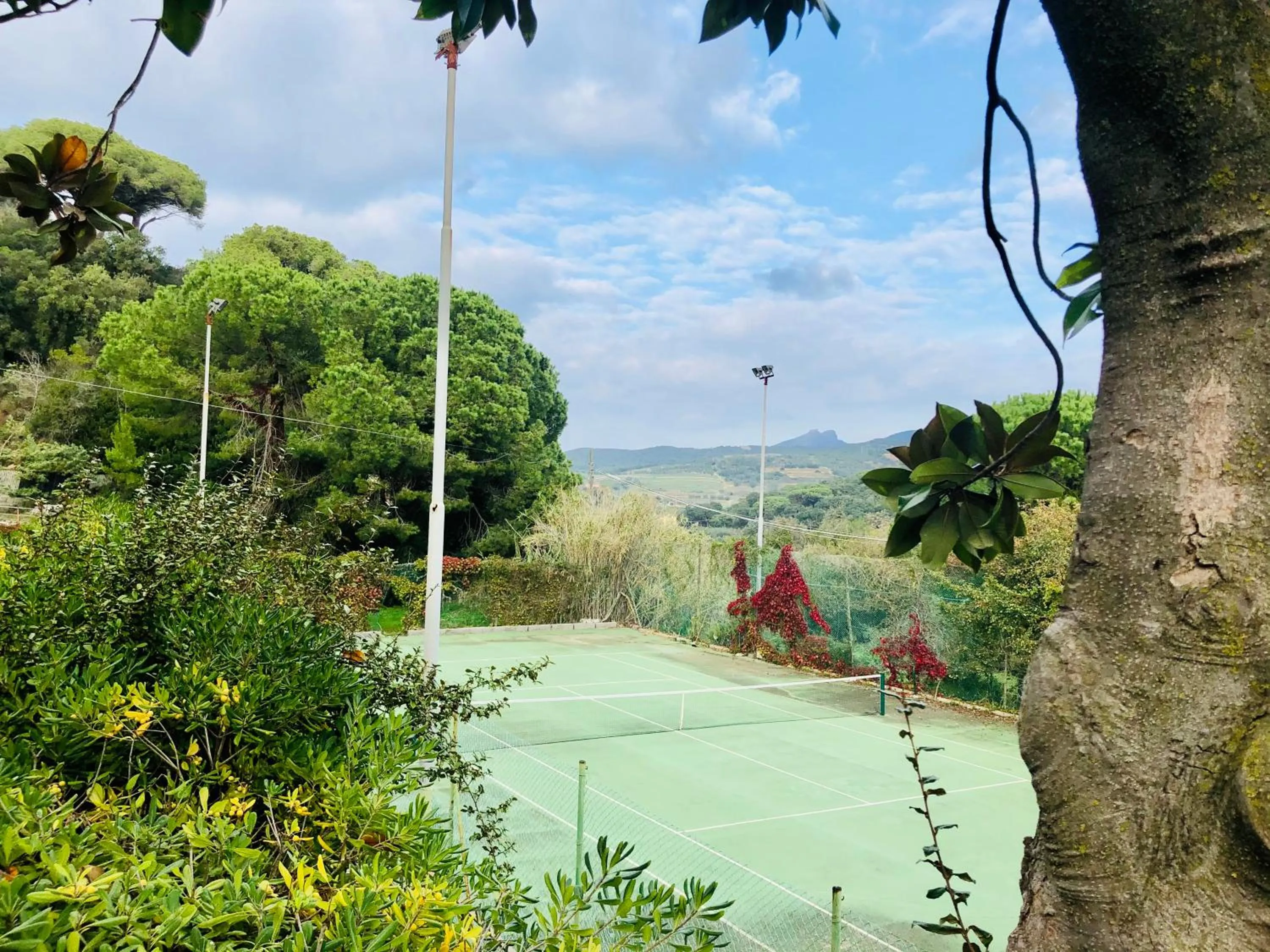 Tennis court in Residence La Valdana