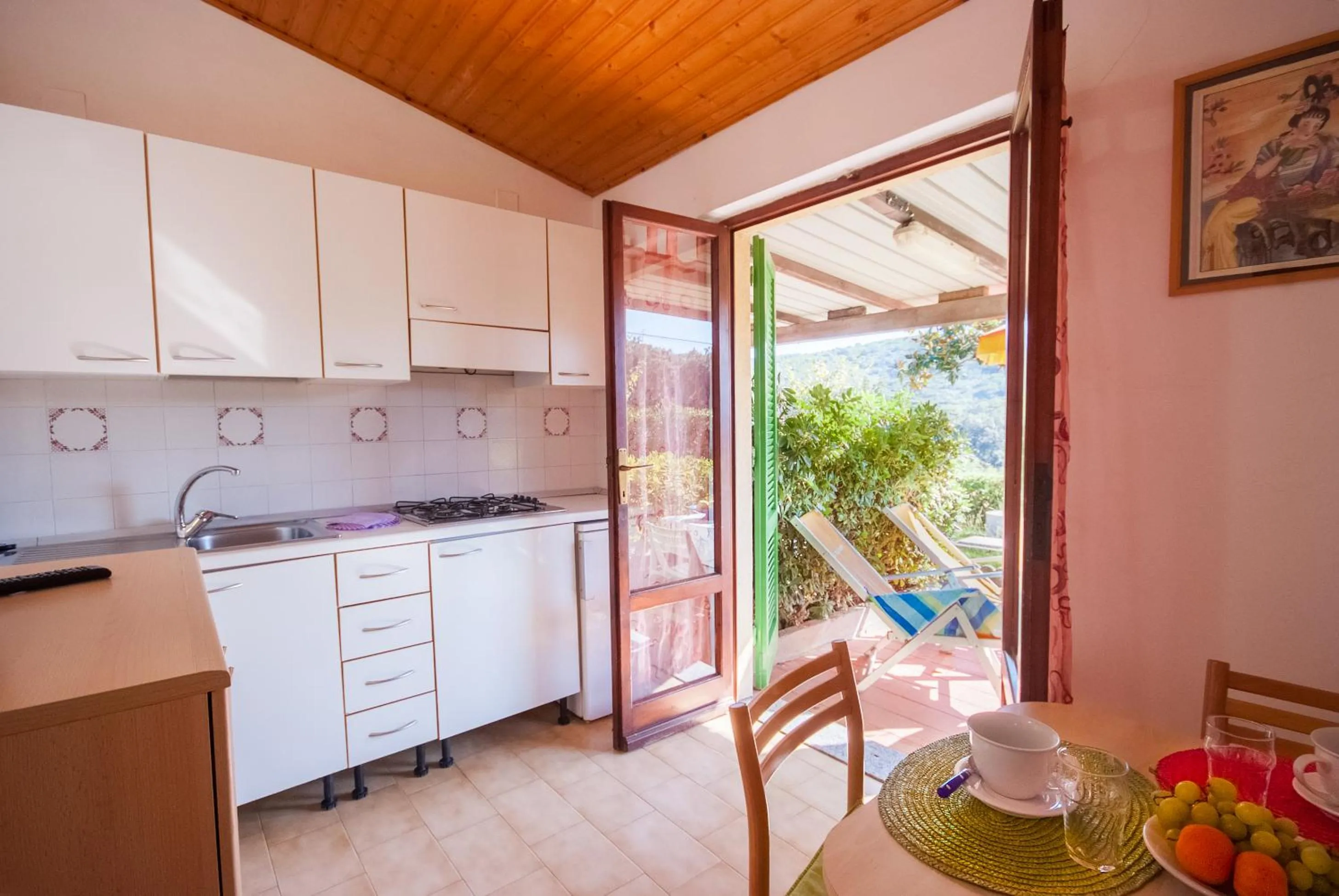 Kitchen or kitchenette in Residence La Valdana