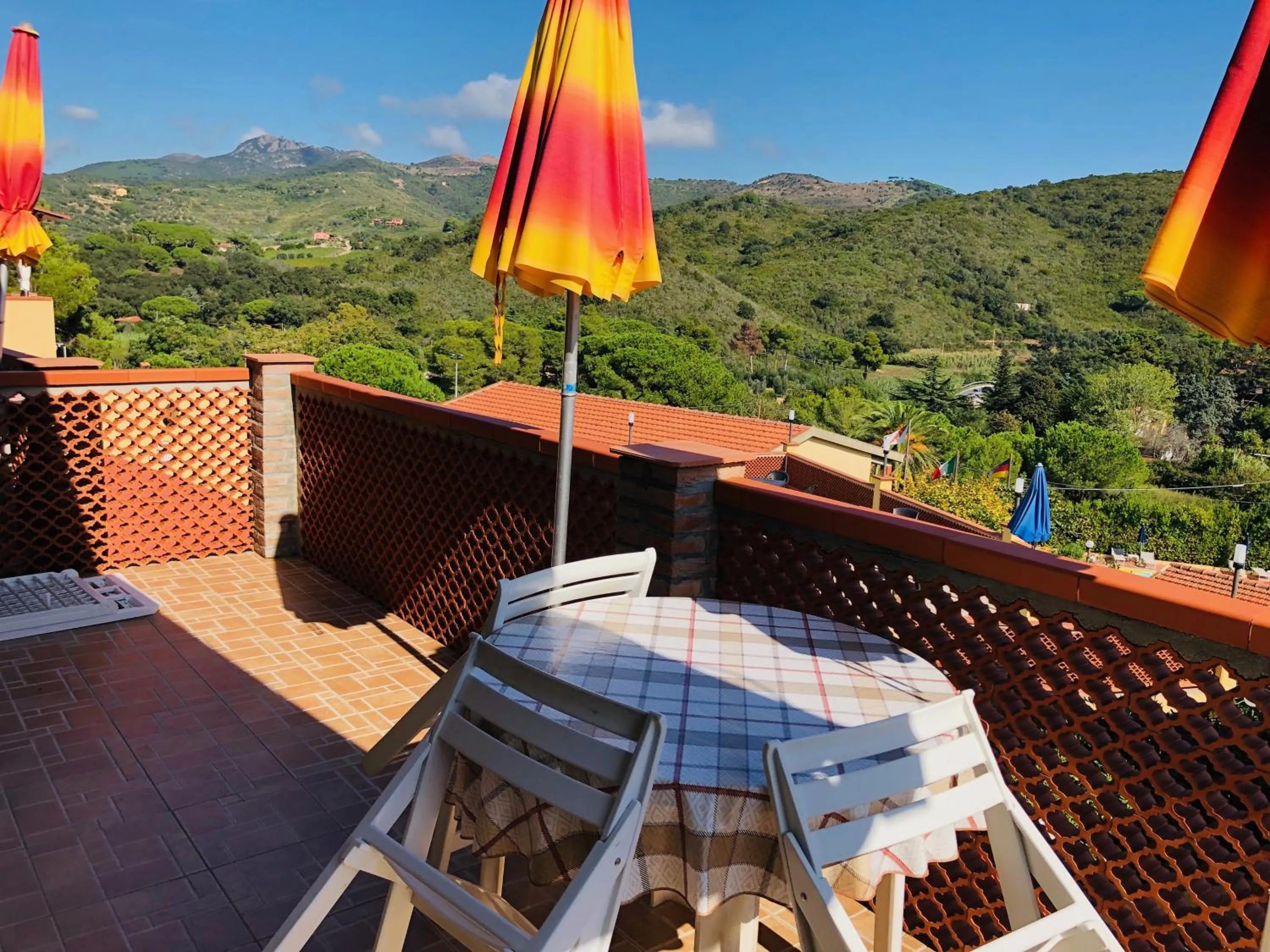 Balcony/Terrace in Residence La Valdana