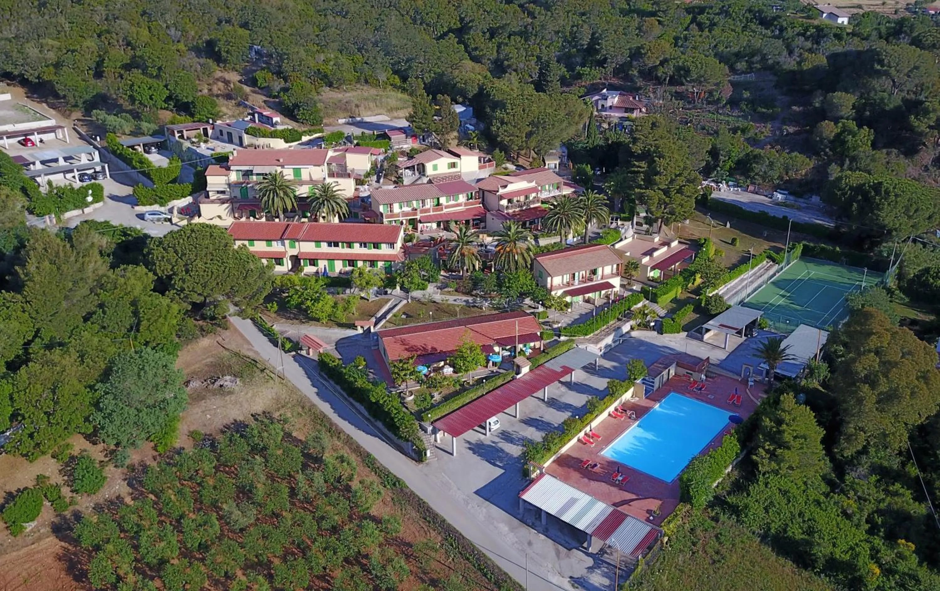 Bird's eye view in Residence La Valdana