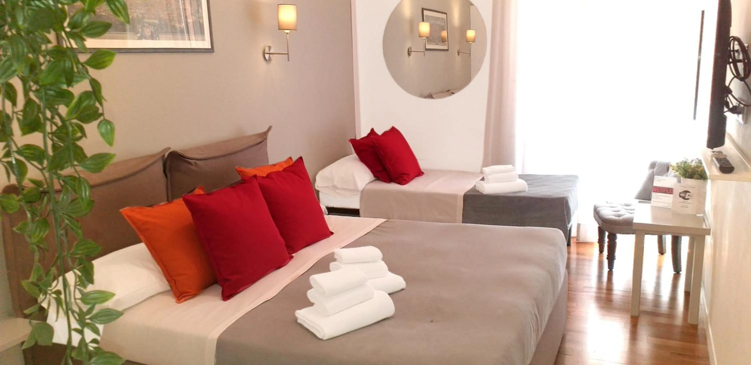 Bedroom in Orange Suites