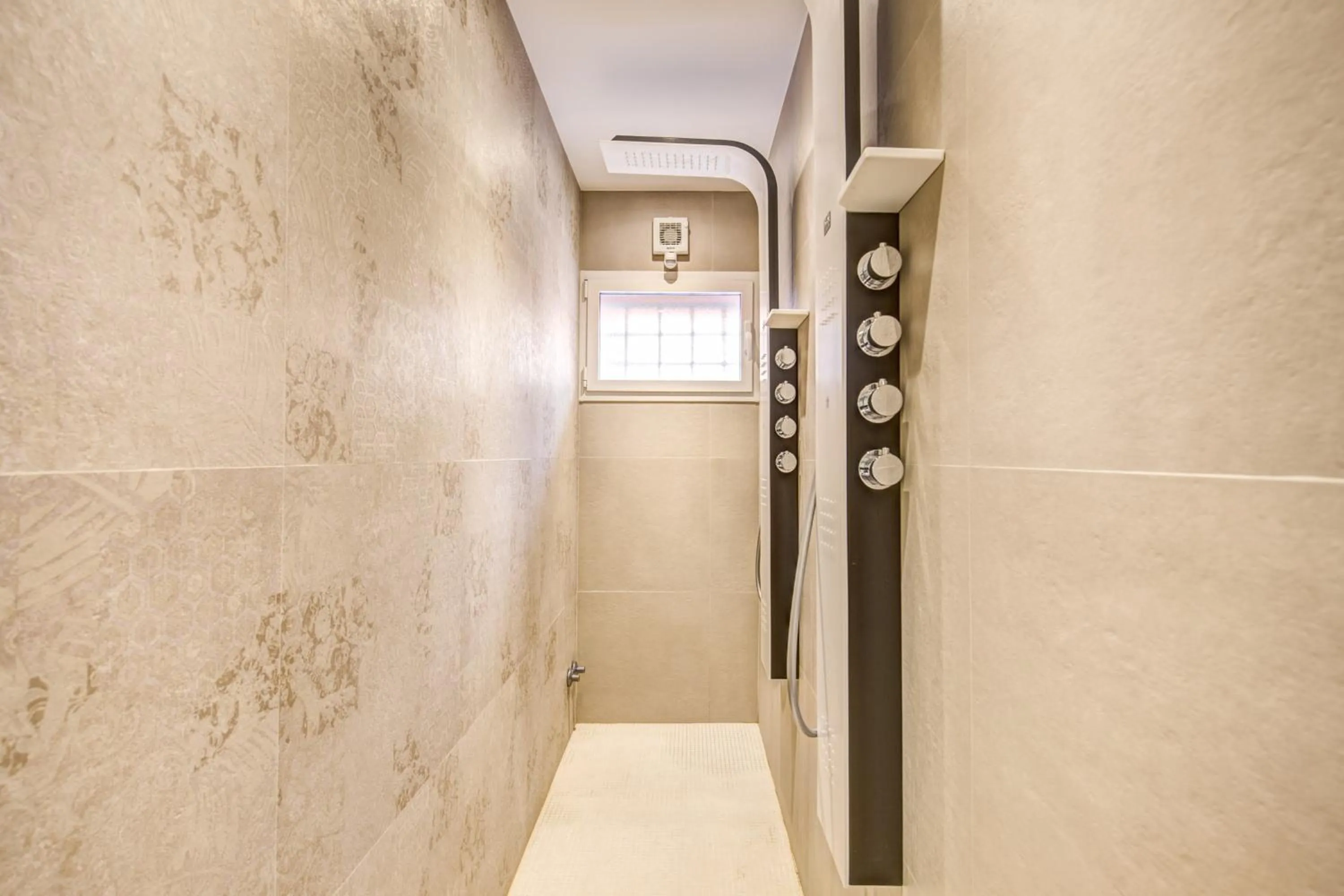 Shower in Orange Suites