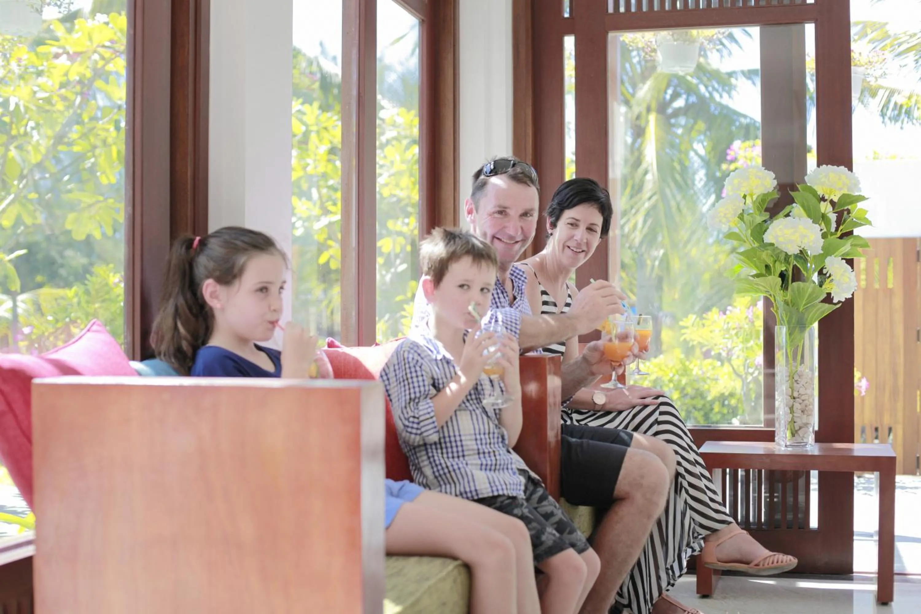 group of guests in Green Boutique Villa