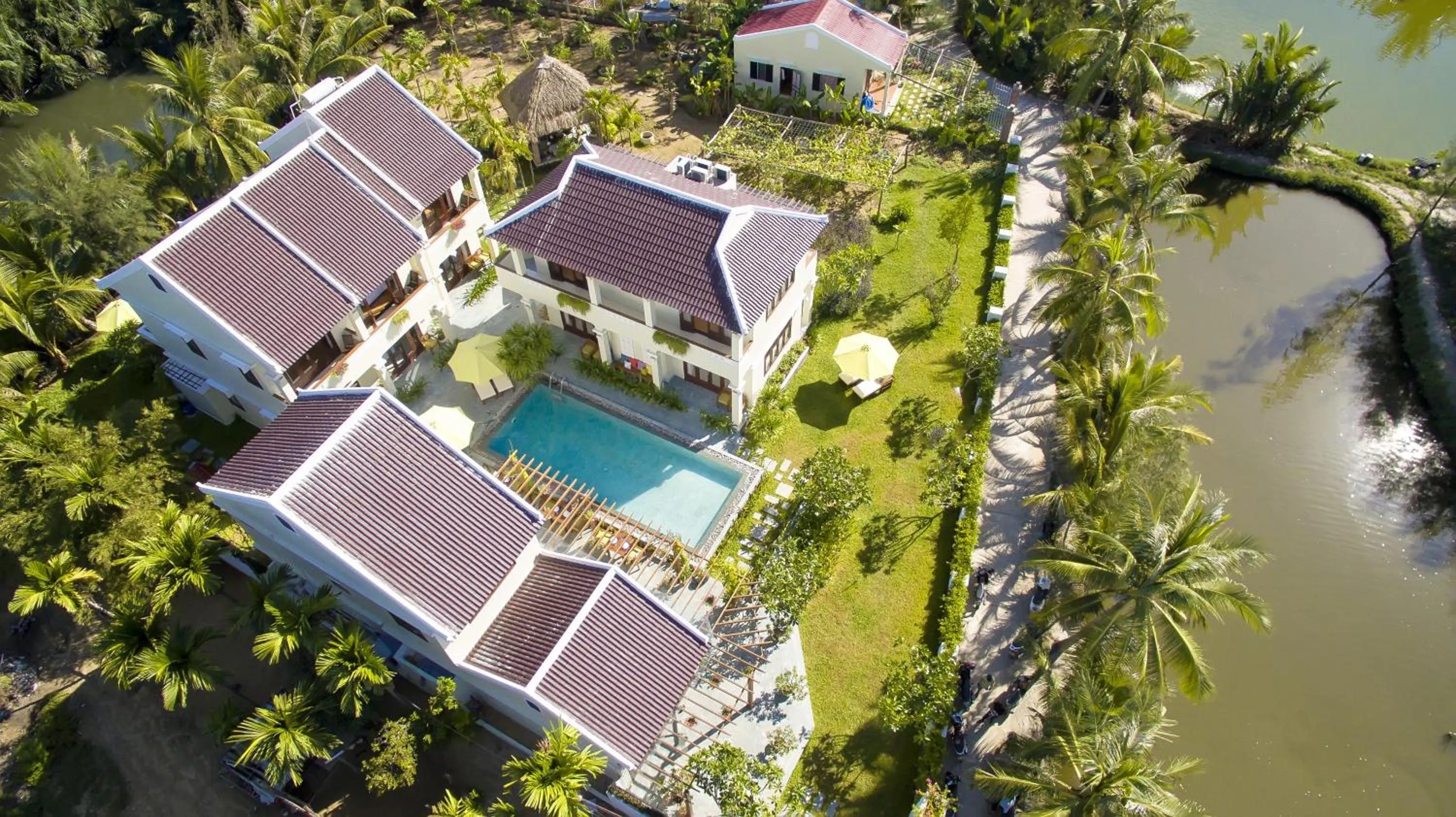 Bird's eye view in Green Boutique Villa