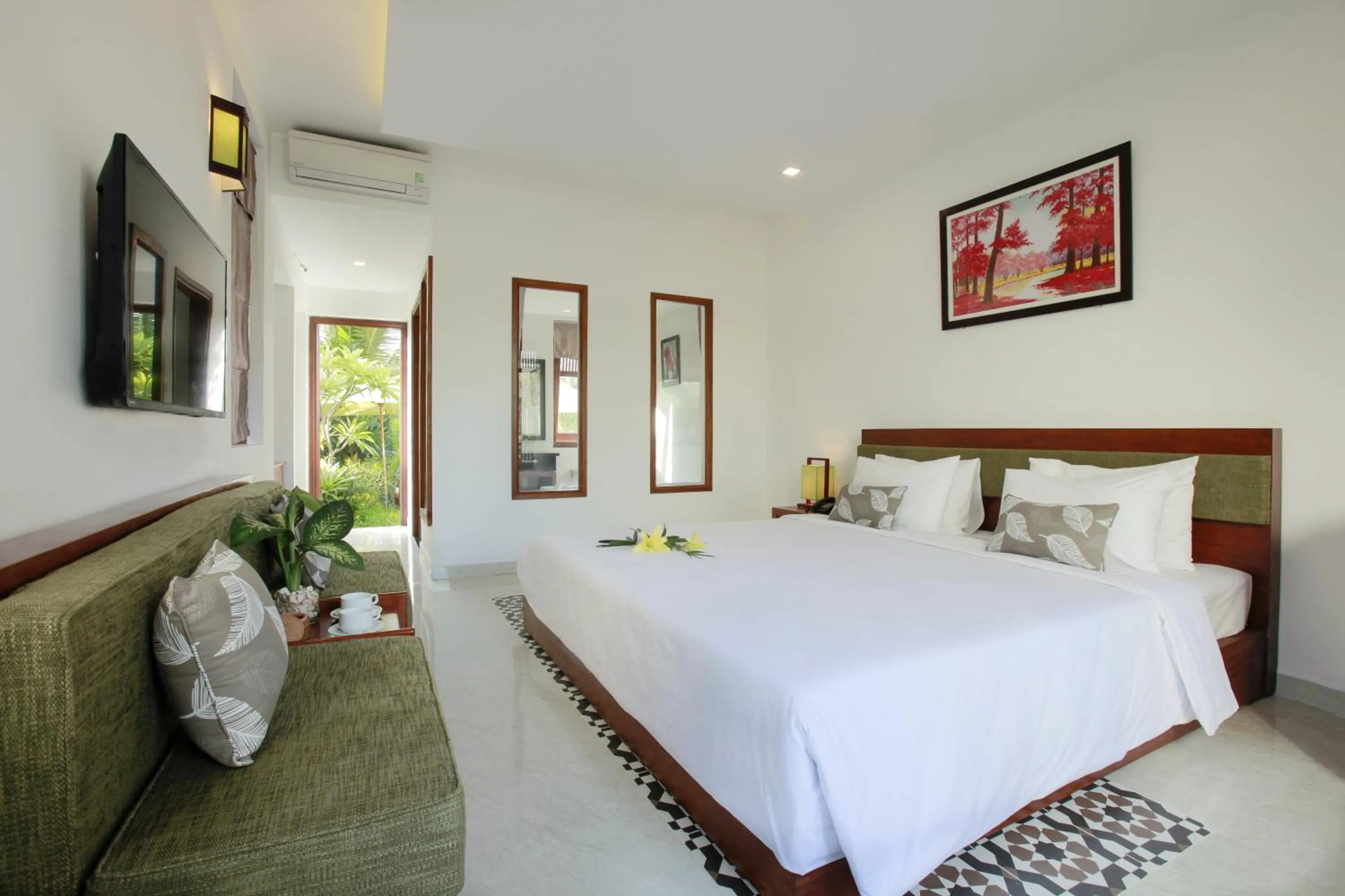 Bedroom, Bed in Green Boutique Villa