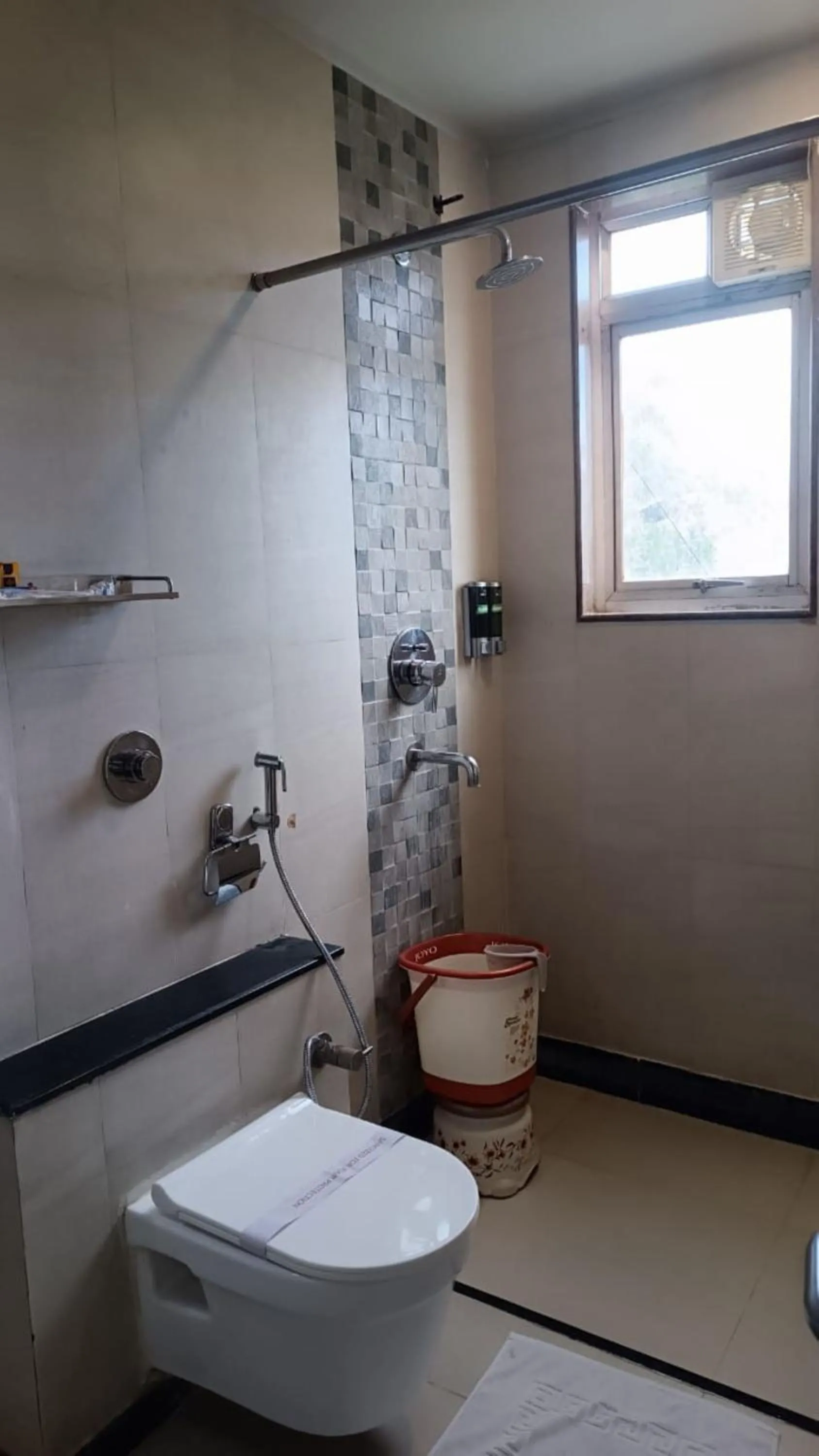 Shower in Hotel Pooja Garden, Nanded