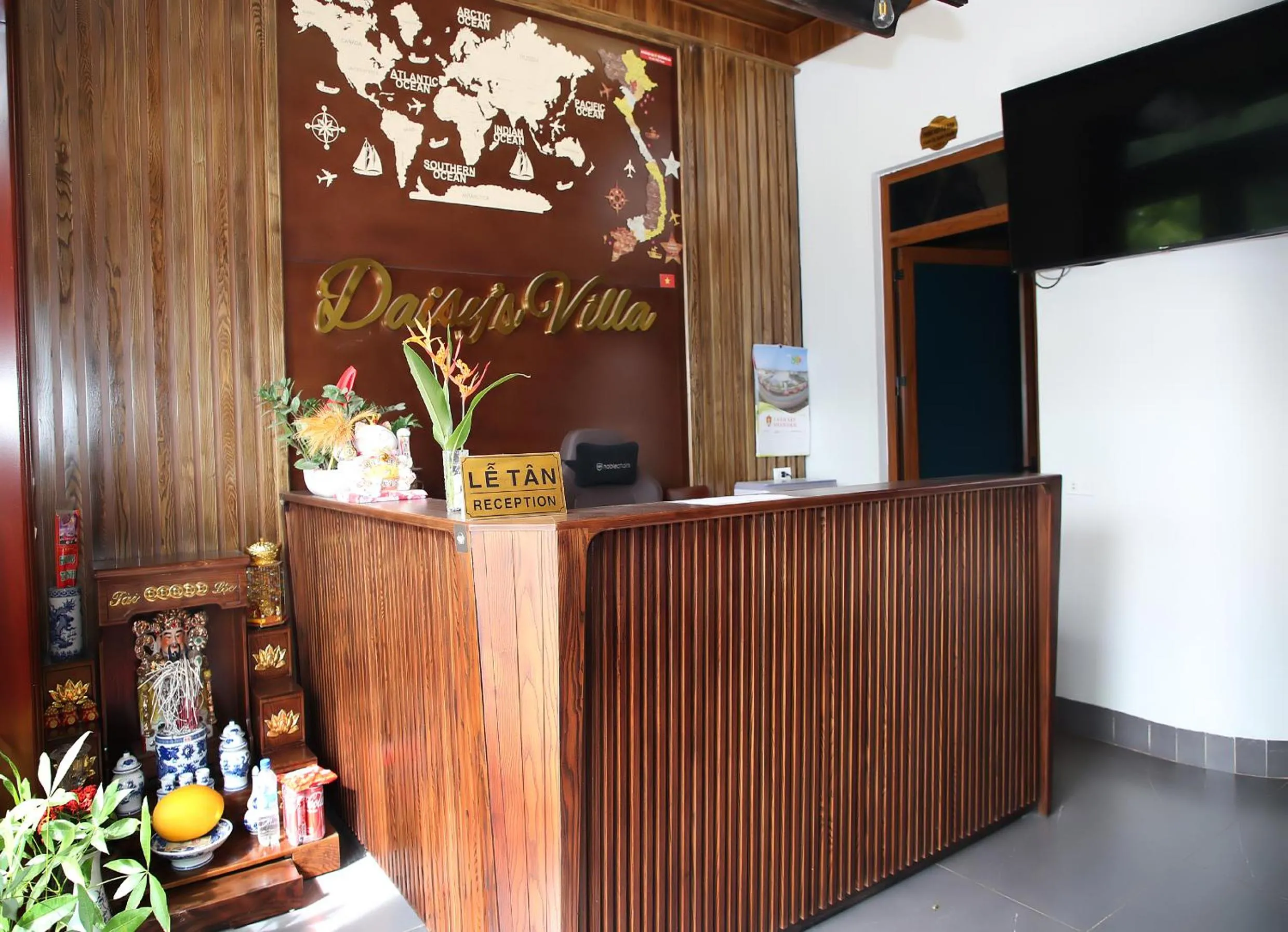 Lobby or reception in Daisy's Villa TamCoc