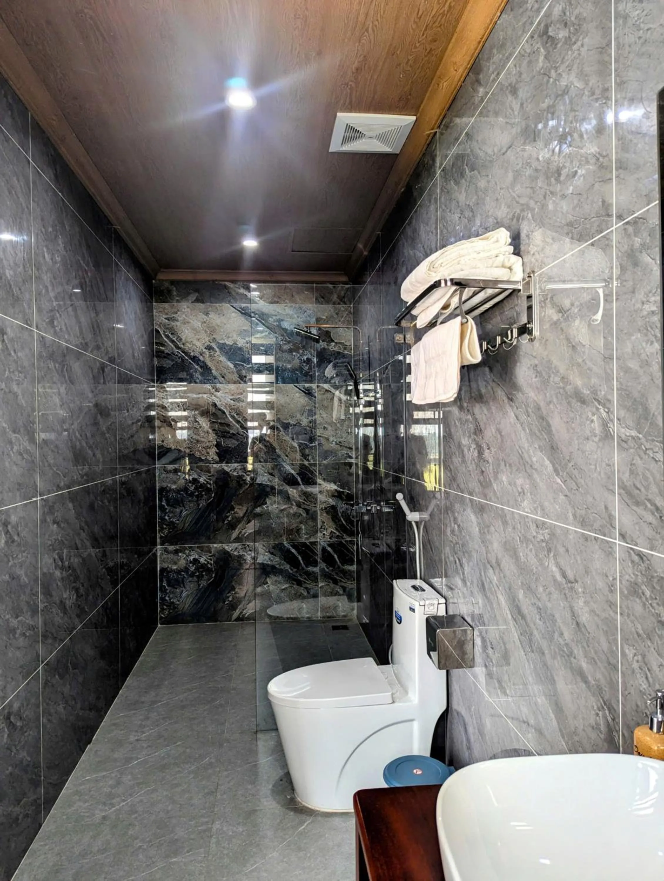 Toilet in Daisy's Villa TamCoc